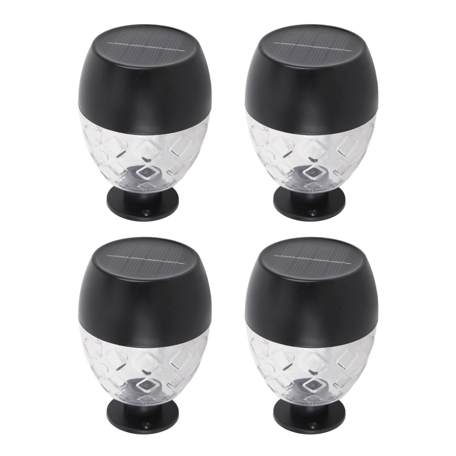 4pcs Solar Wall Light Water Resistant Automatic Light Sensor Solar Up Down view 6