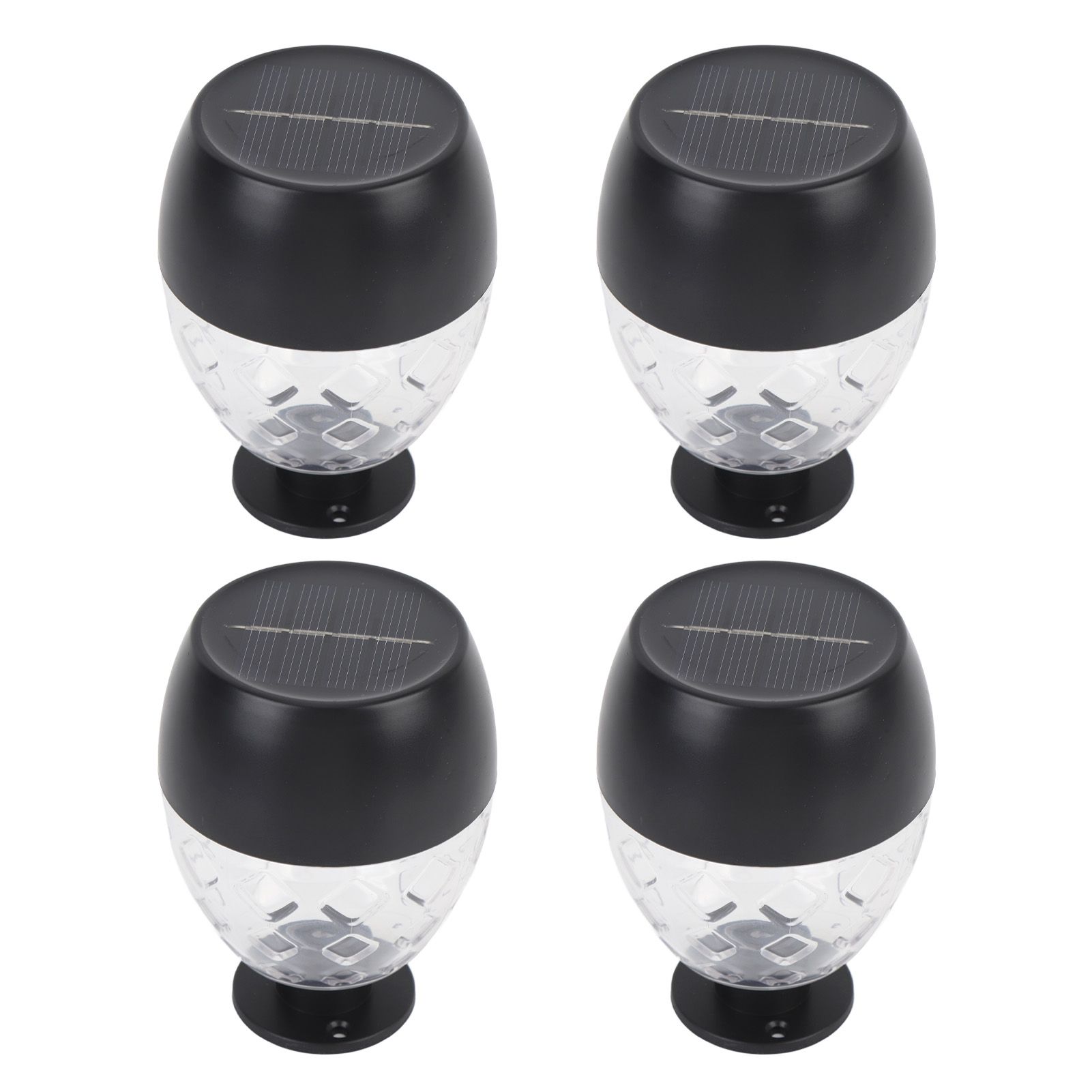 4pcs Solar Wall Light Water Resistant Automatic Light Sensor Solar Up Down view 10