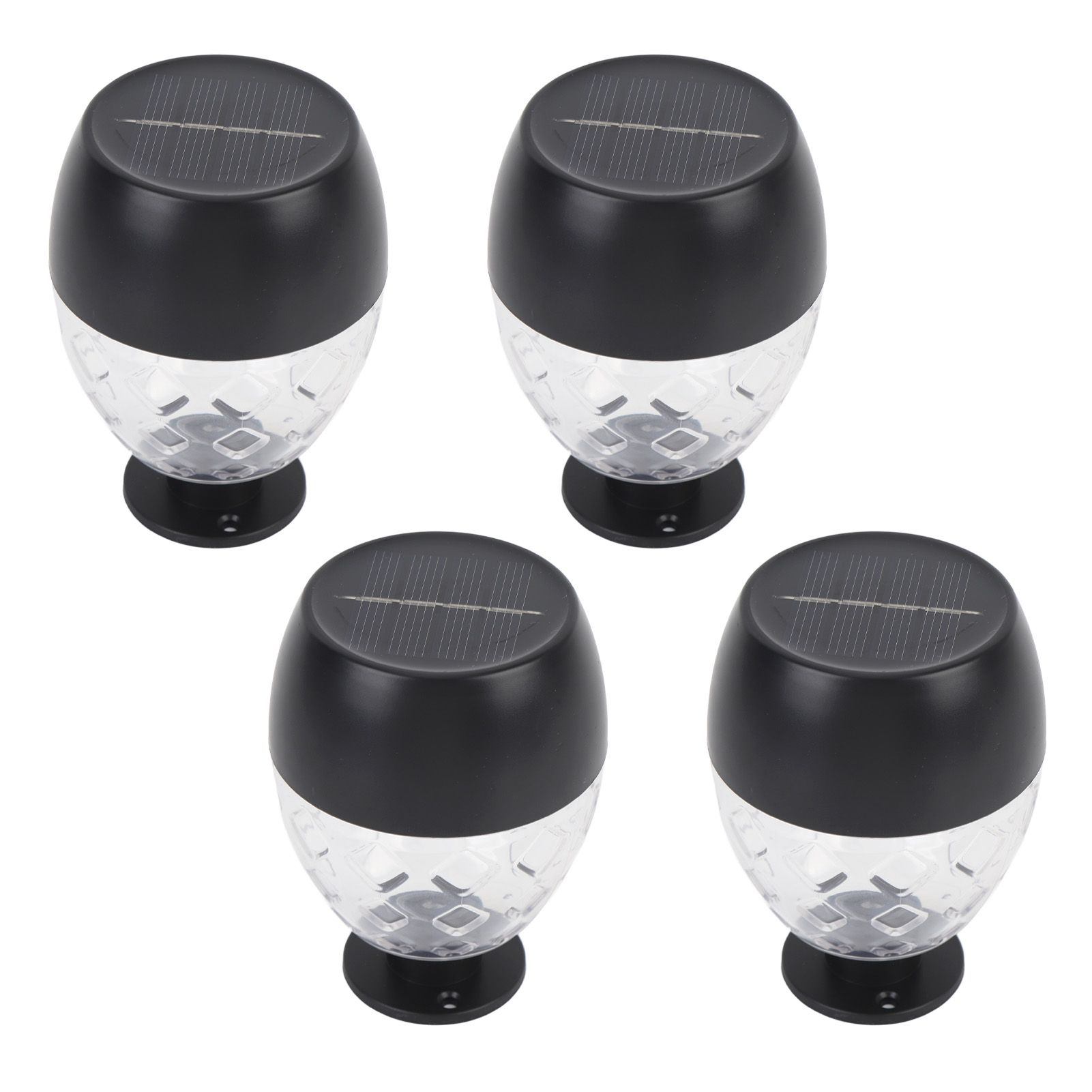 4pcs Solar Wall Light Water Resistant Automatic Light Sensor Solar Up Down view 11