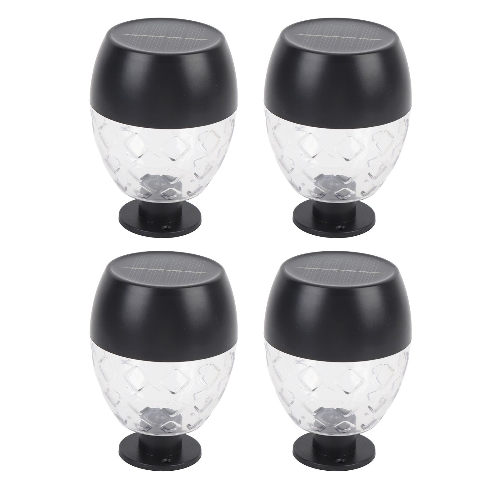4pcs Solar Wall Light Water Resistant Automatic Light Sensor Solar Up Down view 12