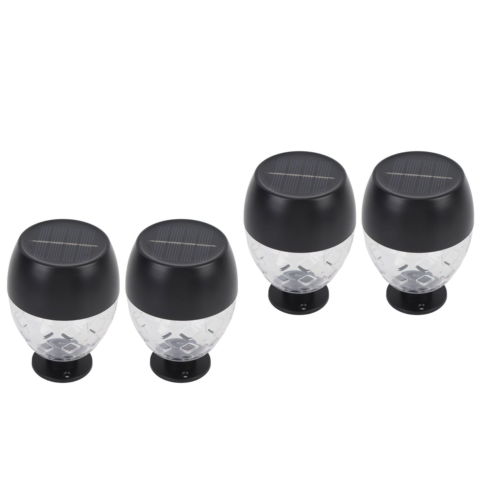 4pcs Solar Fence Lights Solar Outdoor Wall Lights Up Down Lighting IP65 Water view 8