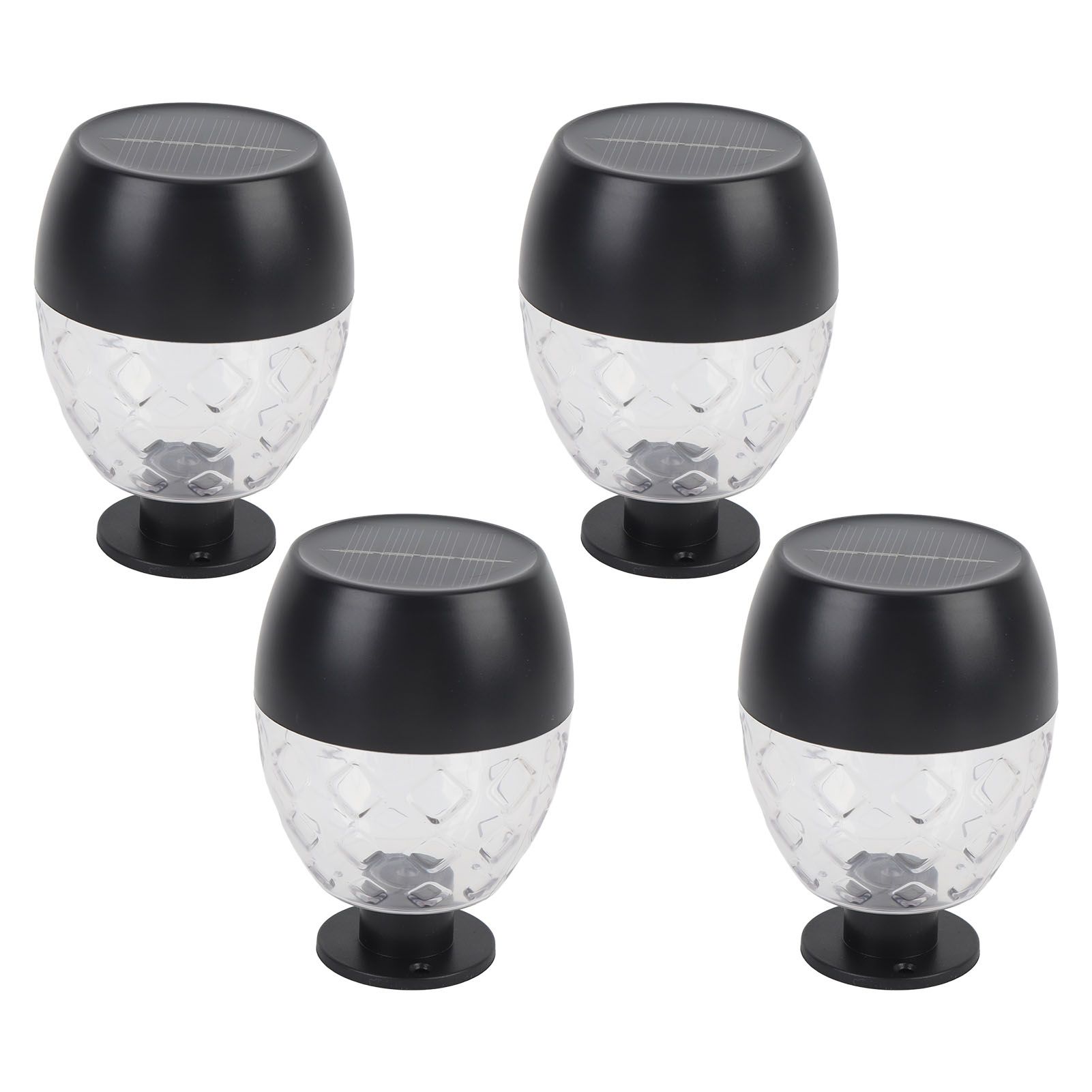 4pcs Solar Fence Lights Solar Outdoor Wall Lights Up Down Lighting IP65 Water view 10