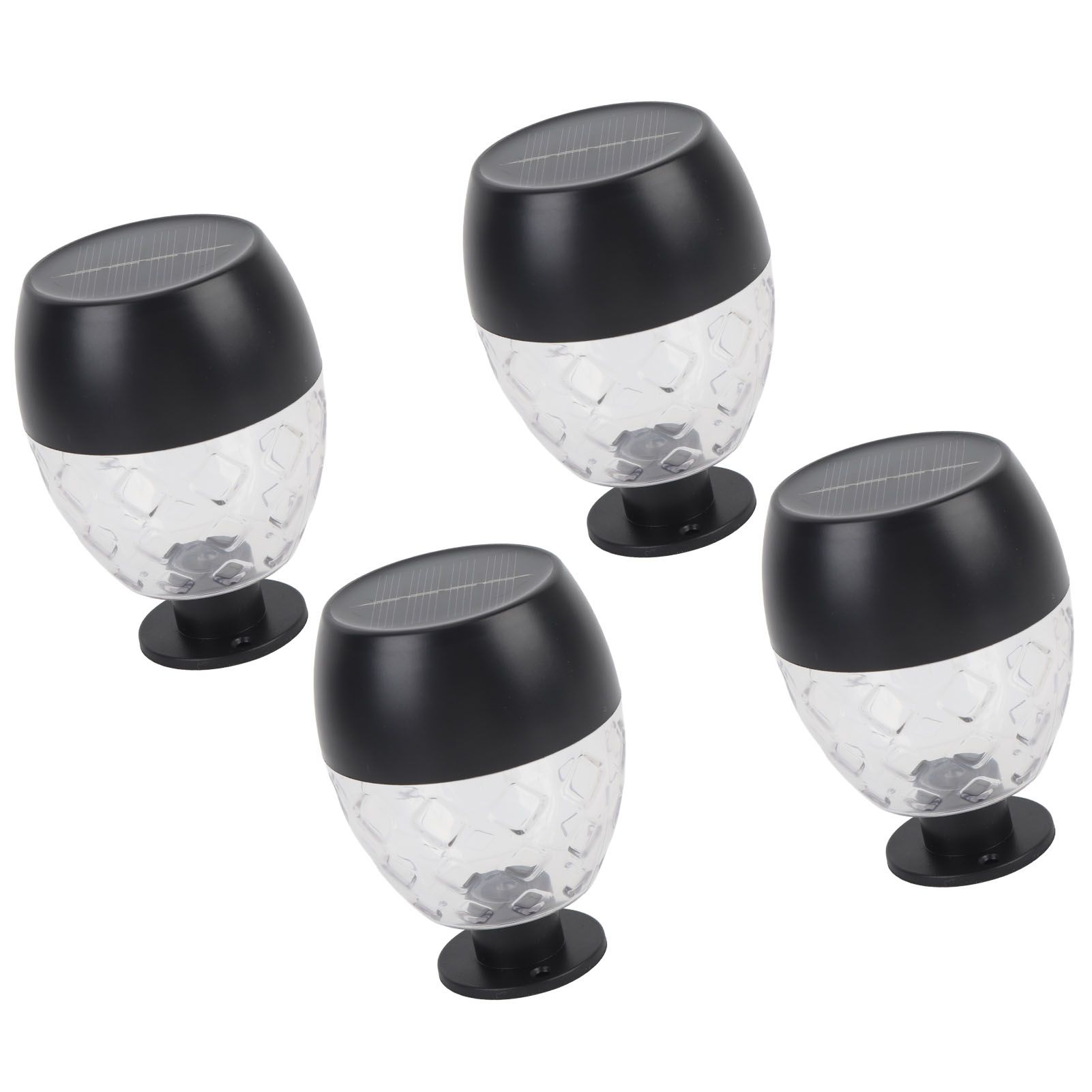 4pcs Solar Fence Lights Solar Outdoor Wall Lights Up Down Lighting IP65 Water view 11