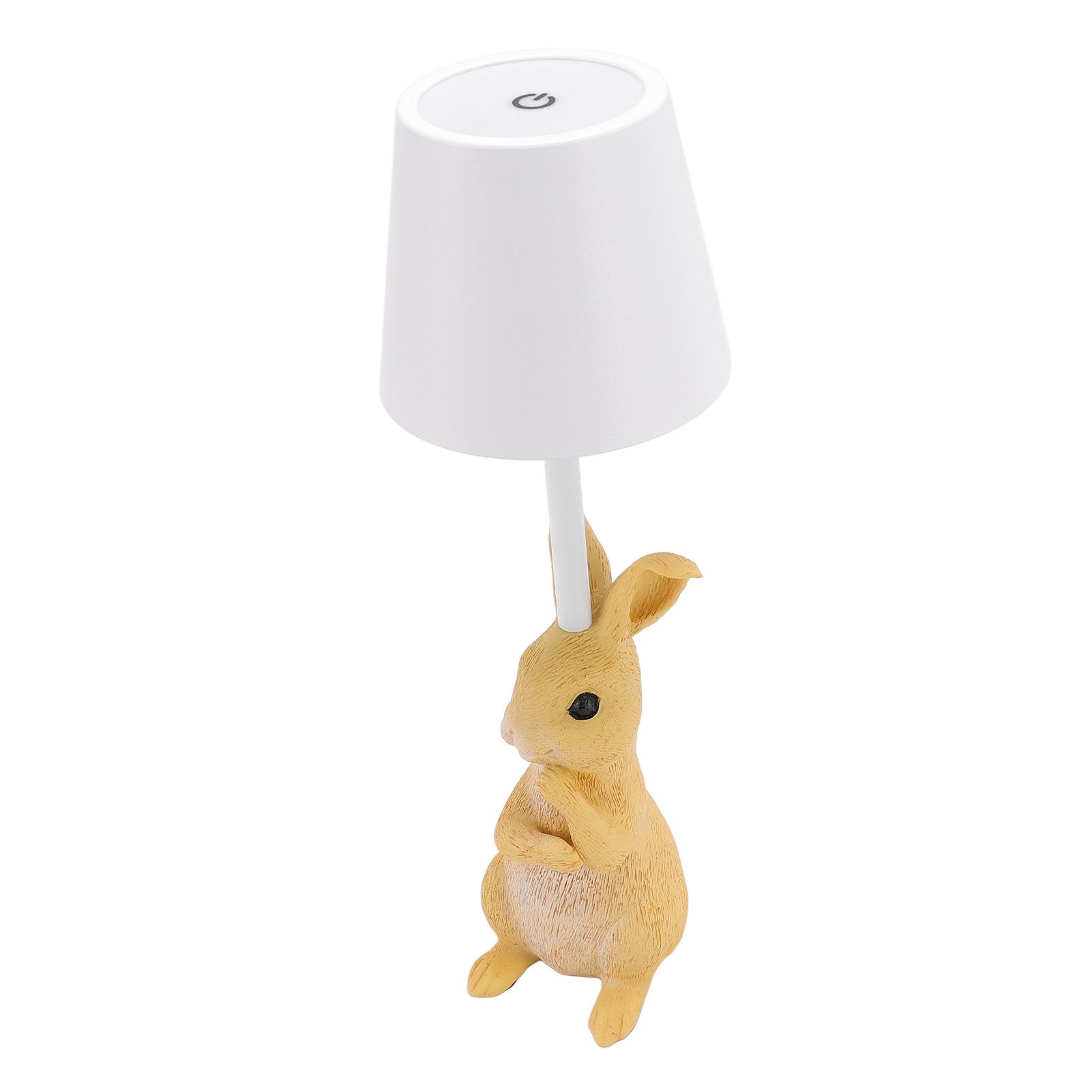 Table Lamp Rabbit LED Dimmable Cordless Rechargeable Touch Control Bedside view 4