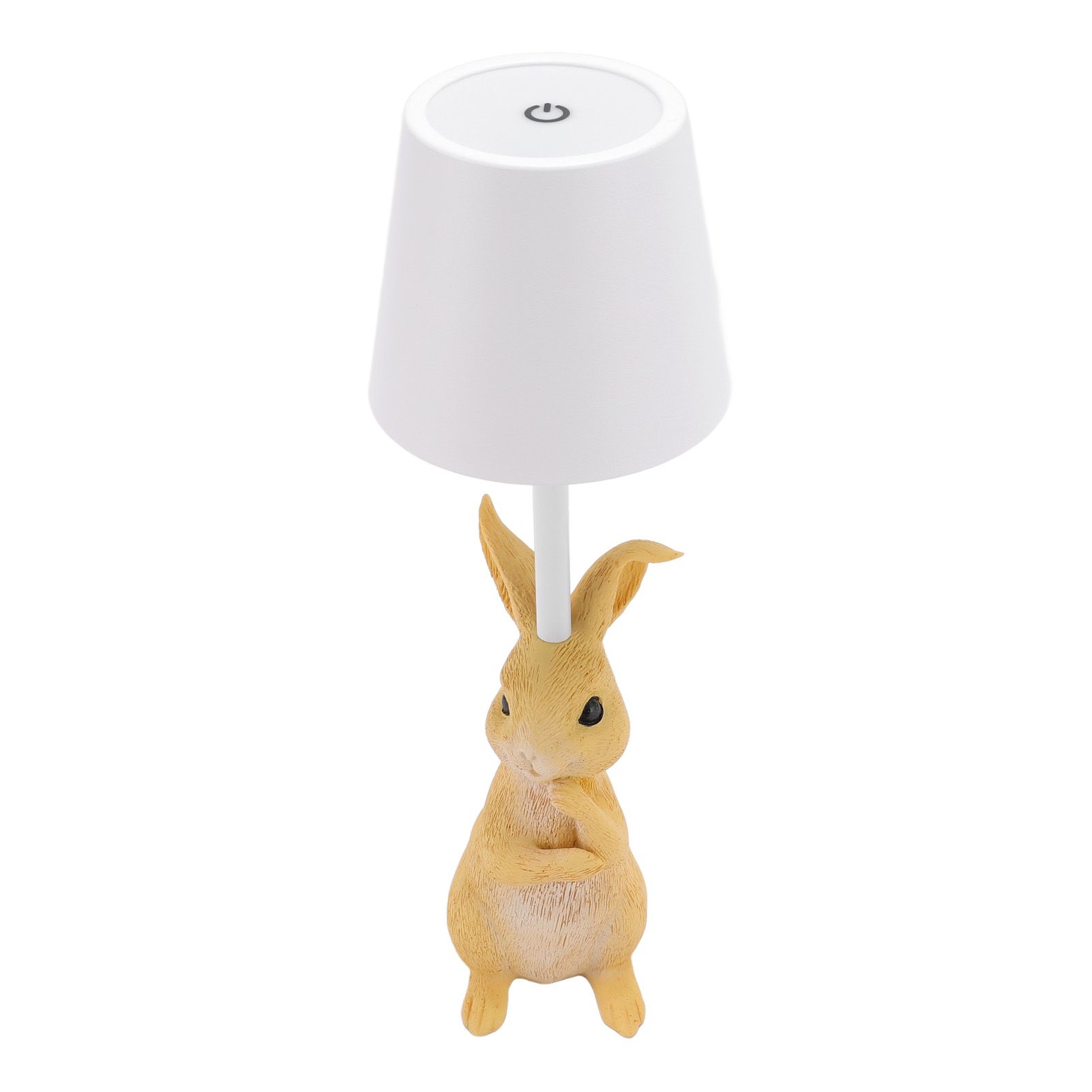 Table Lamp Rabbit LED Dimmable Cordless Rechargeable Touch Control Bedside view 6