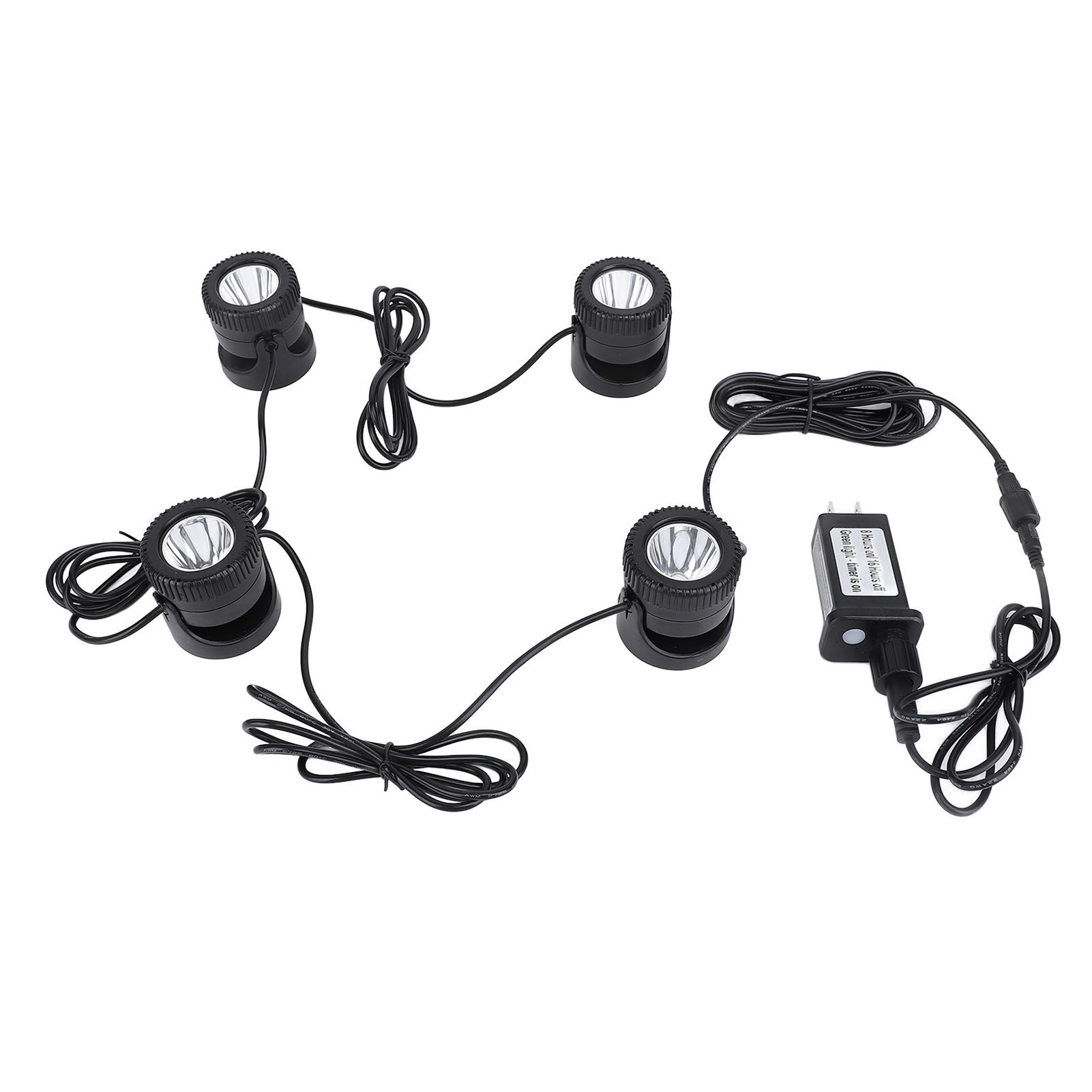 4 in 1 Pond Light with Timer Warm White 3000K to 3200K LED IP68 Water view 6