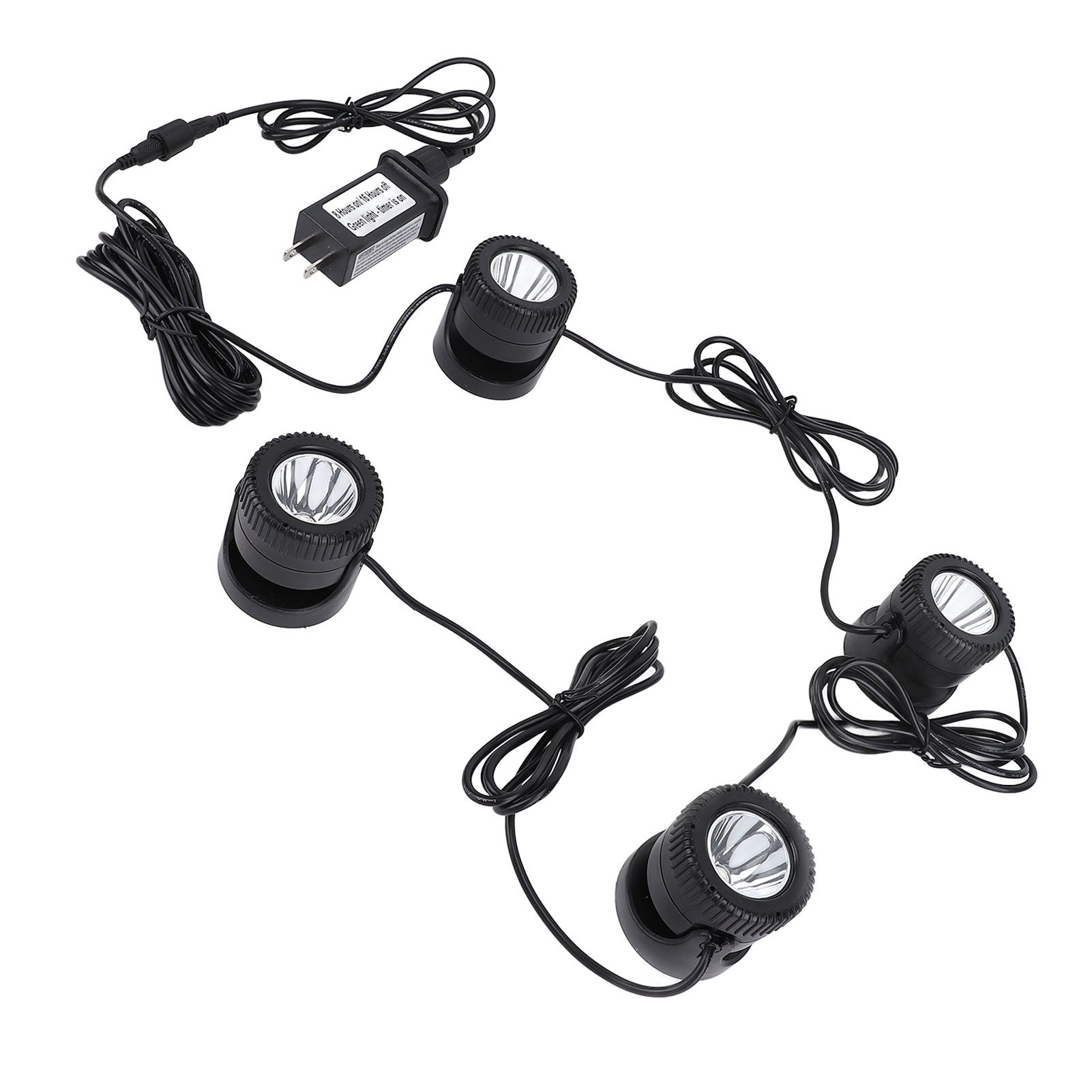 4 in 1 Pond Light with Timer Warm White 3000K to 3200K LED IP68 Water view 8