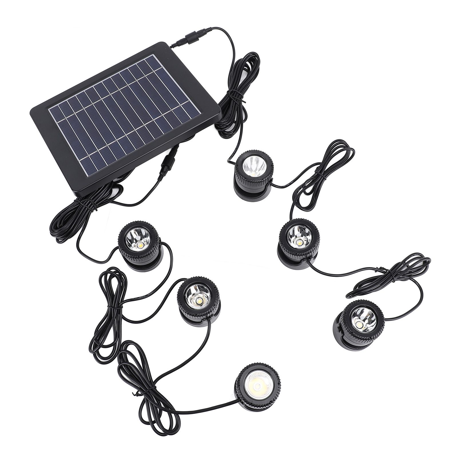 Solar Pond Spotlights 6 in 1 LED Solar Underwater Lights IP68 Water Resistant view 4