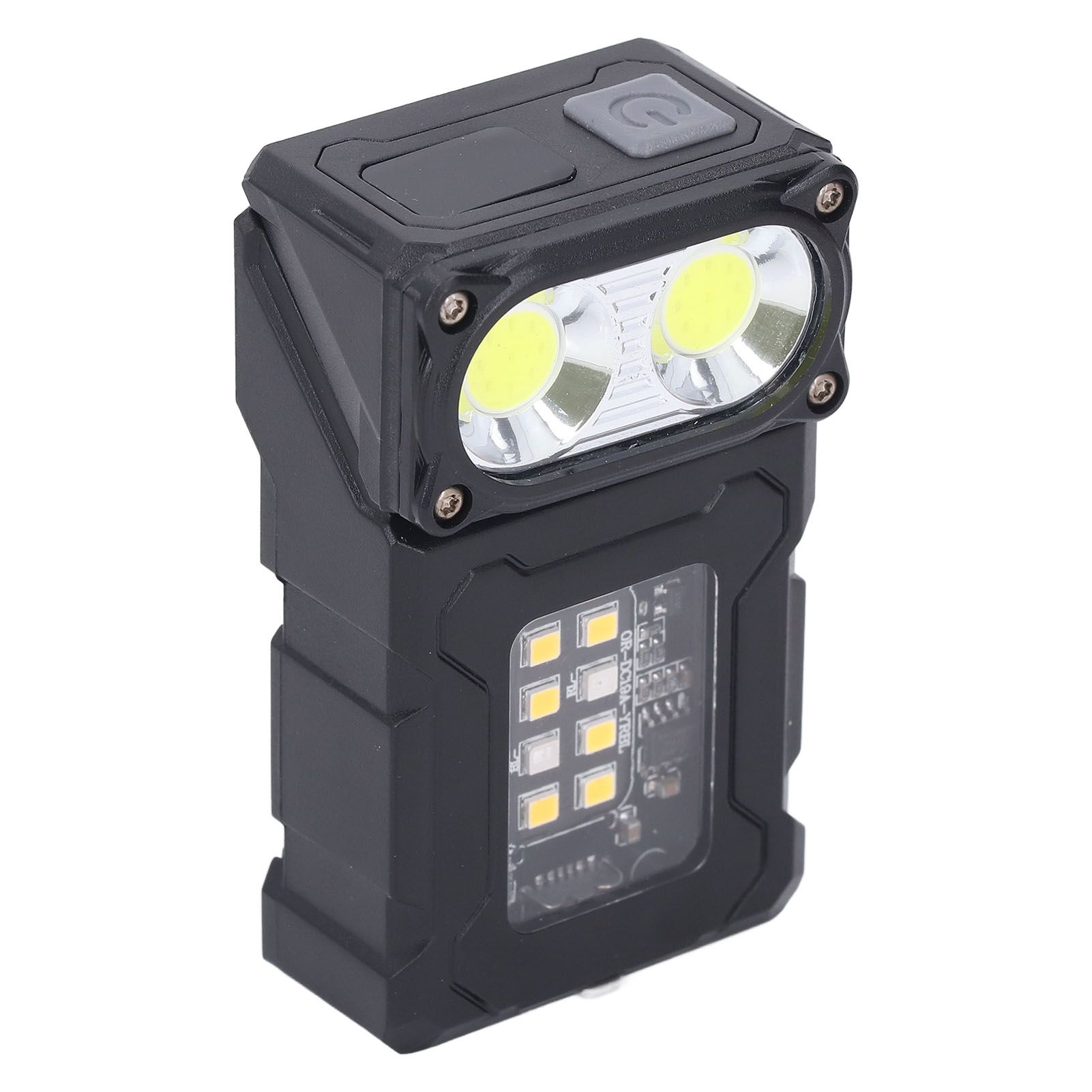 COB Flashlight LED Magnetic USB Rechargeable High Brightness Lamp Head view 4