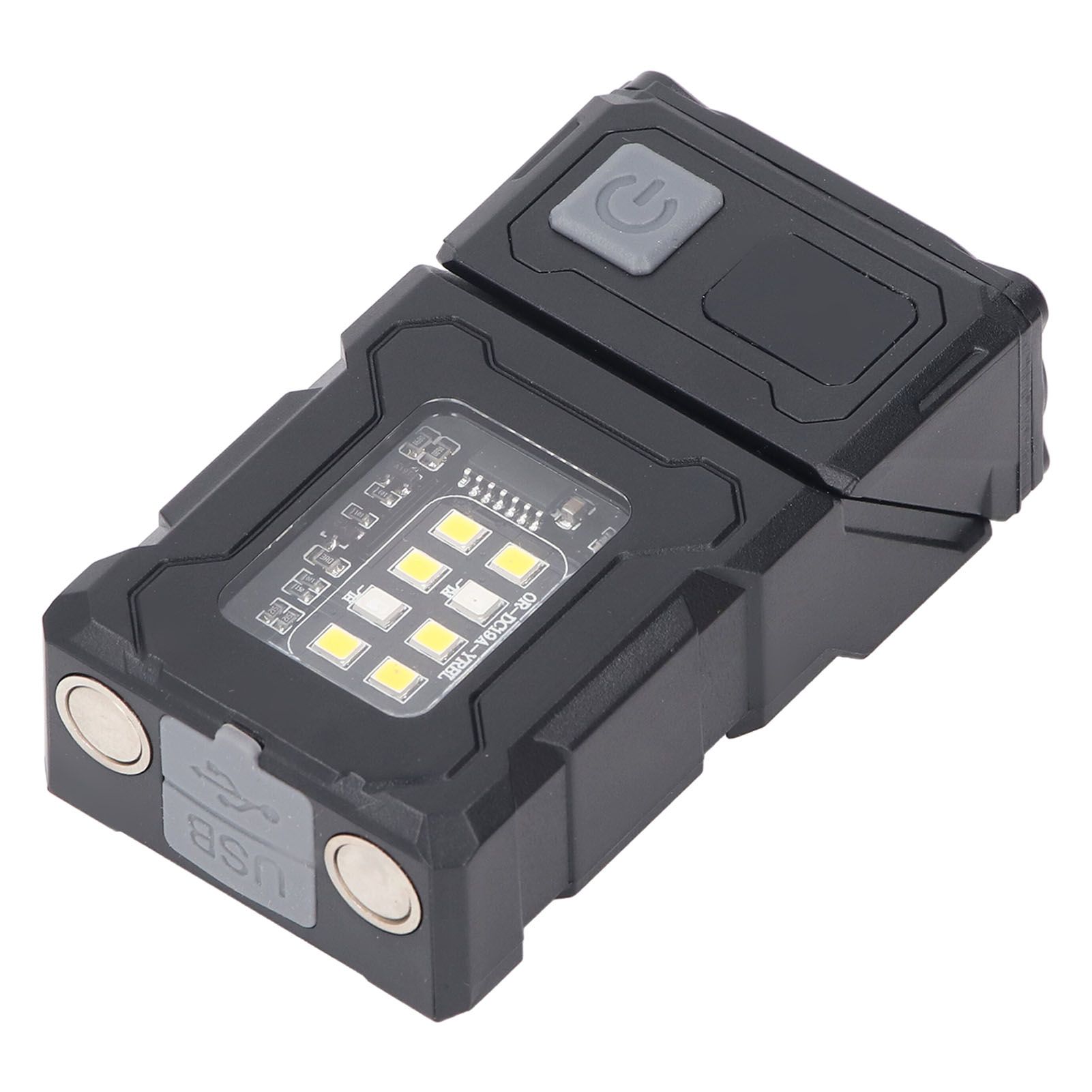 COB Flashlight LED Magnetic USB Rechargeable High Brightness Lamp Head view 9