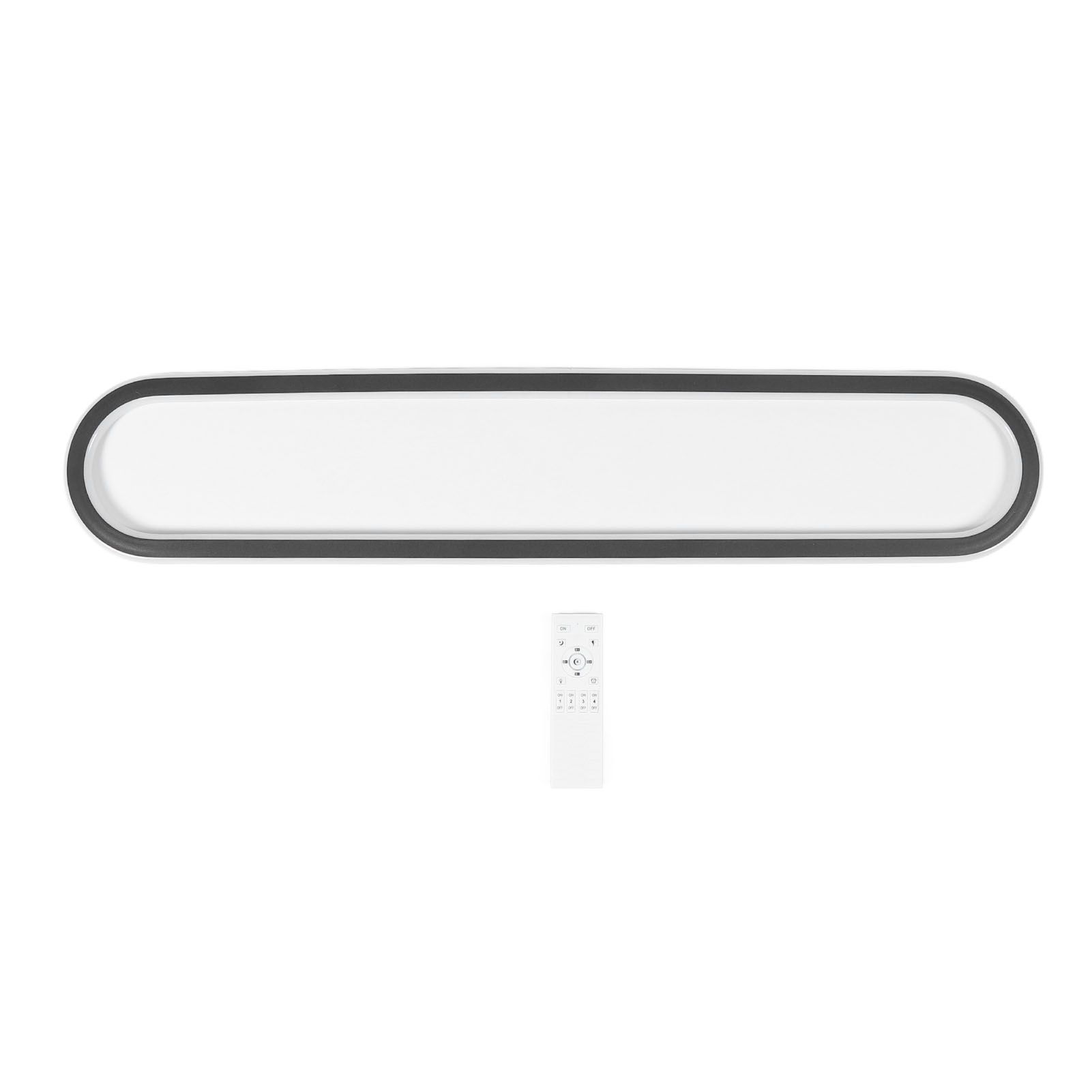 Modern LED Ceiling Lamp Dimmable Linear Flush Mount Light Fixture for Kitchen view 3