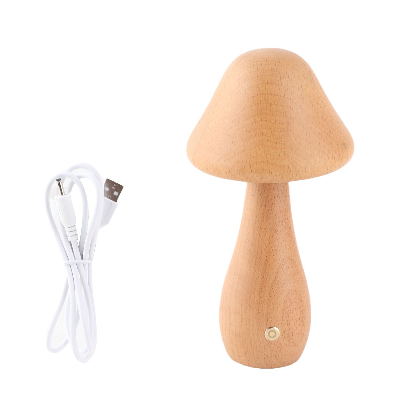 Wooden Mushroom Lamp 3000K 4000K 6000K Stepless Dimmable Touch Control 150 view 3