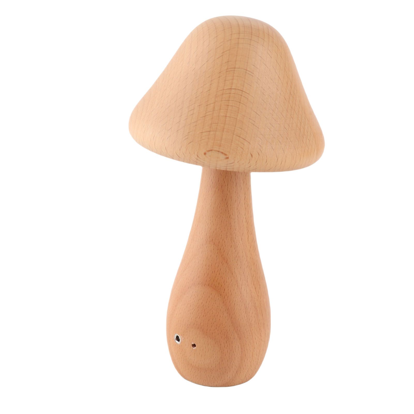 Wooden Mushroom Lamp 3000K 4000K 6000K Stepless Dimmable Touch Control 150 view 10