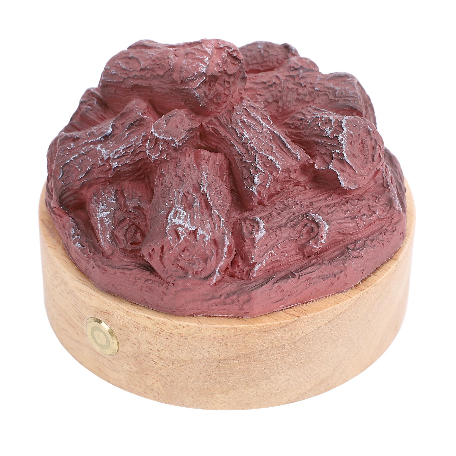 LED Artificial Flame Lamp Wood Resin Battery Operated Simulation Charcoal Lamp view 8