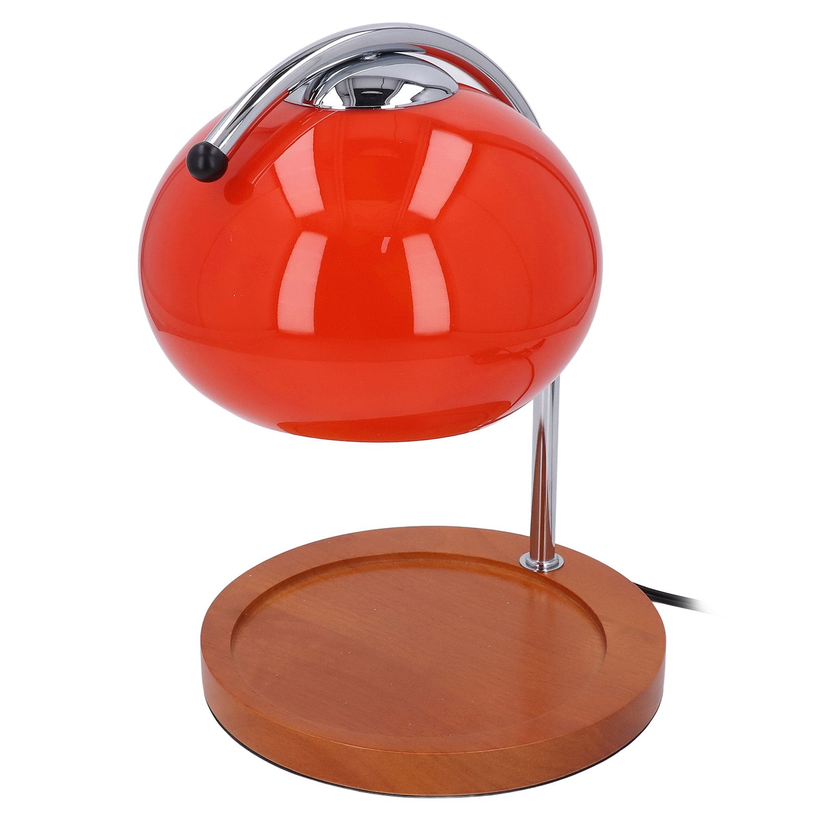 Candle Warmer Lamp with Timer Retro Solid Wood Glass Safe Warm Light Dimmable view 10