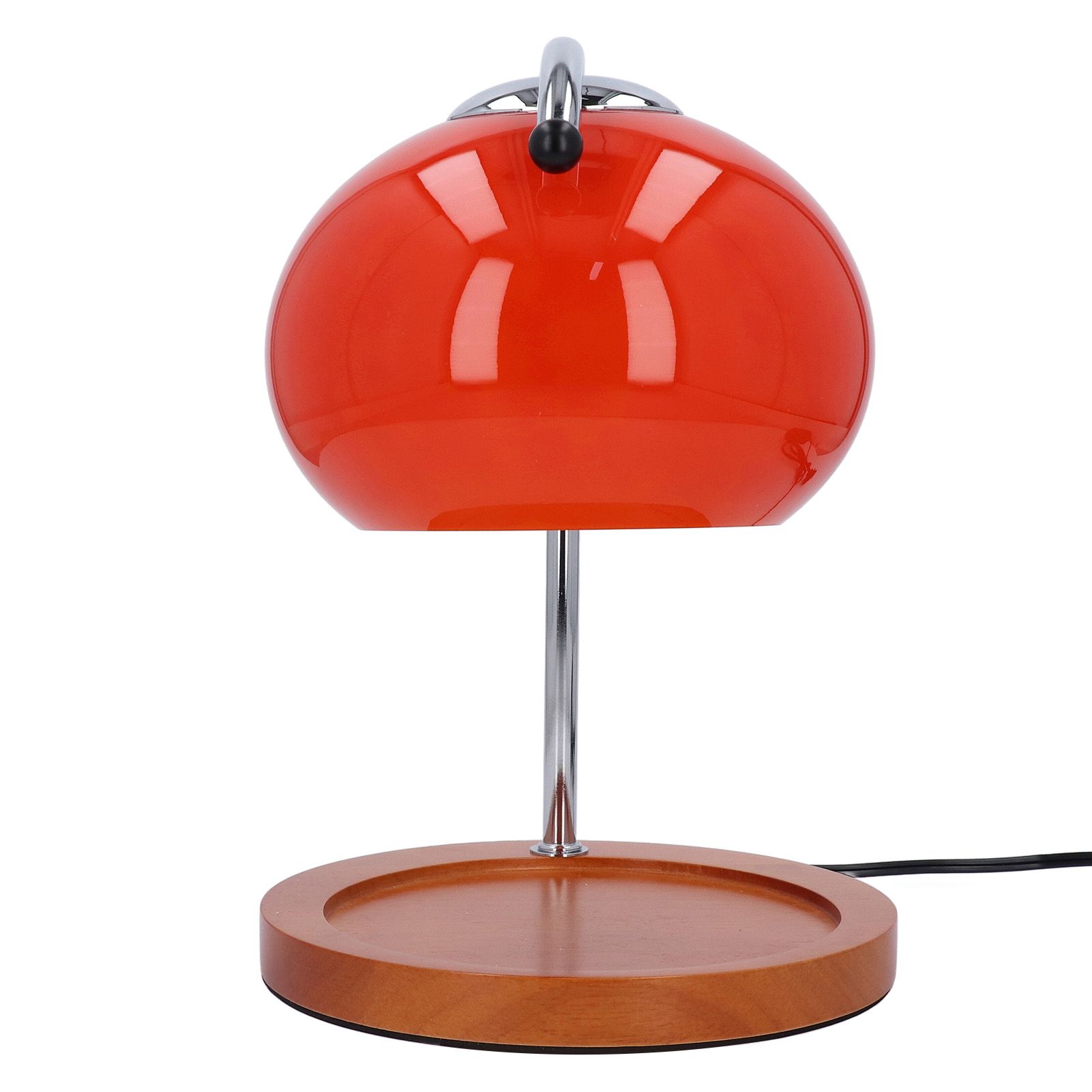 Candle Warmer Lamp with Timer Retro Solid Wood Glass Safe Warm Light Dimmable view 12