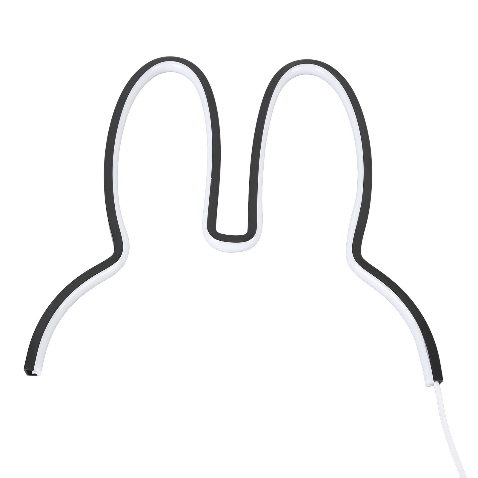Rabbit Ears Neon Signs Warm Light Wall Decor USB Operated Bunny LED Neon Light view 12