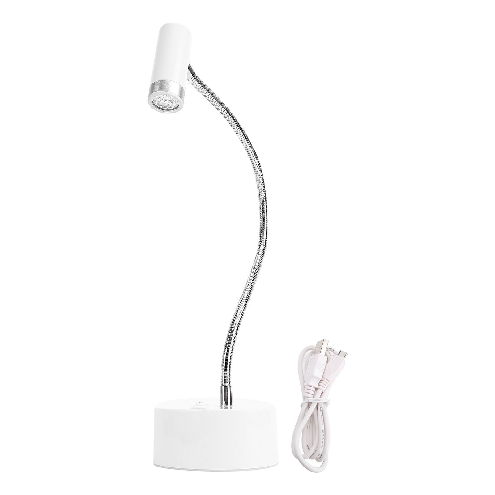 LED UV Nail Lamp with Touch Switch Gooseneck Adjustable Rechargeable Cordless view 3