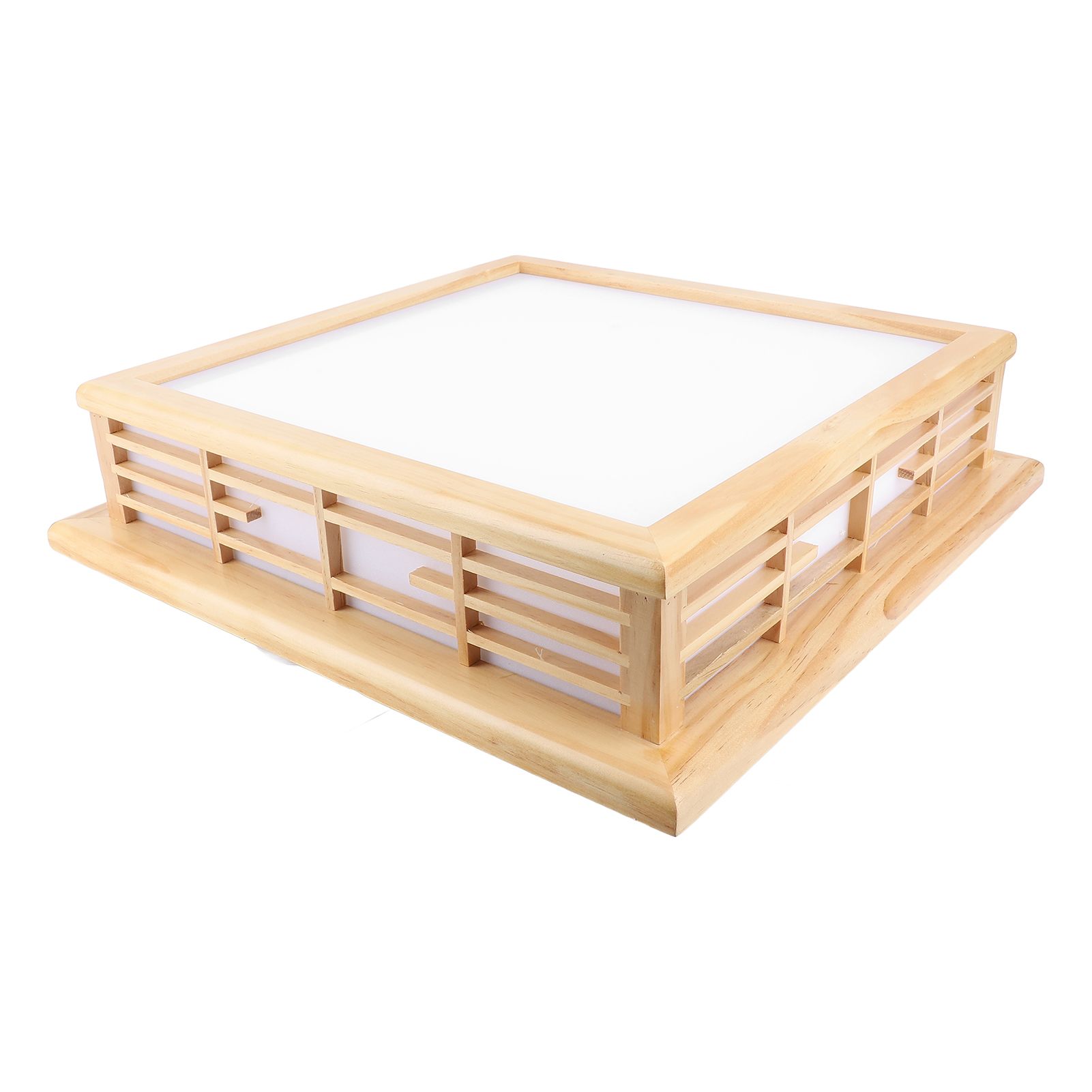 Retro Wooden Ceiling Light LED Ceiling Light Light Fixture Ceiling Mount for view 10