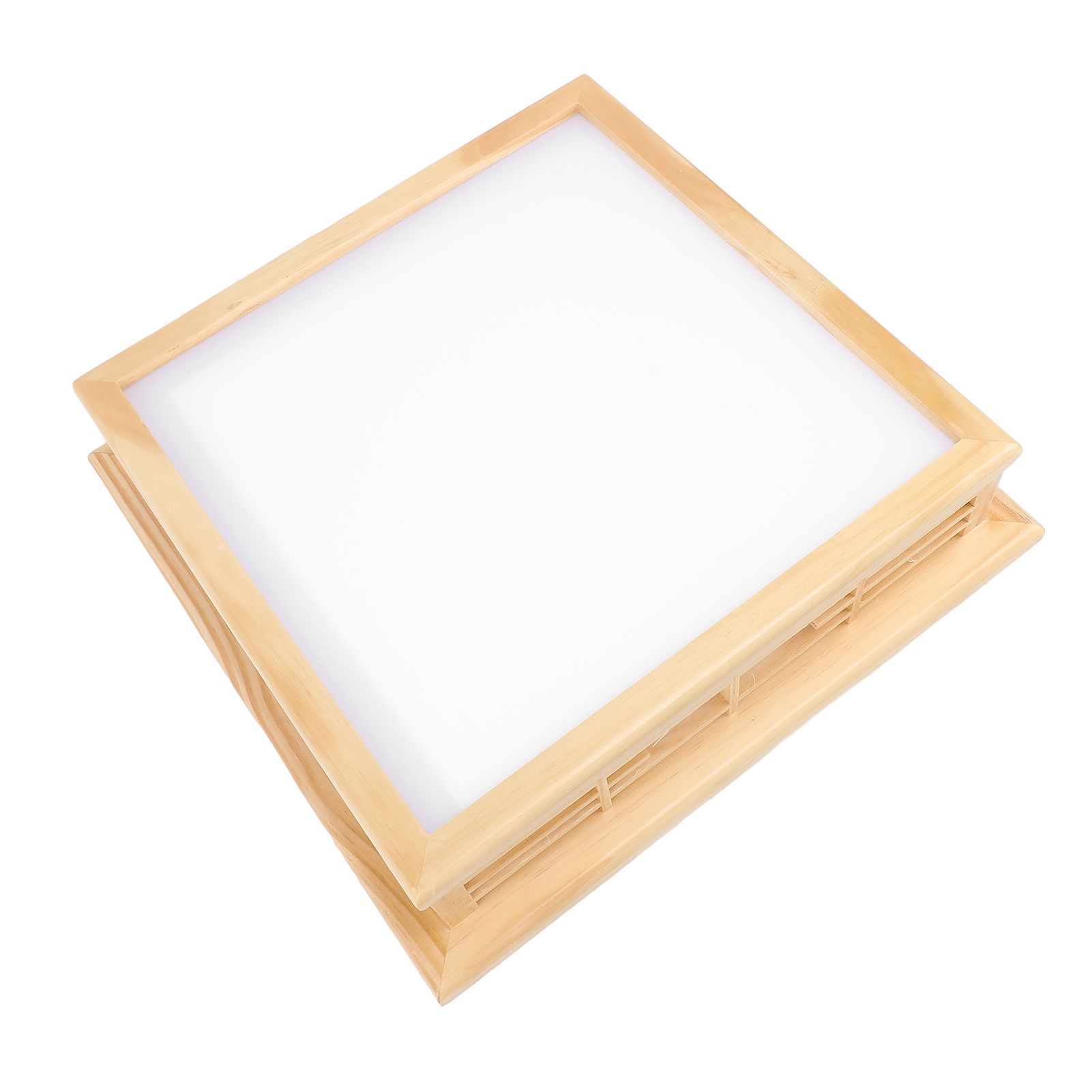 Retro Wooden Ceiling Light LED Ceiling Light Light Fixture Ceiling Mount for view 11