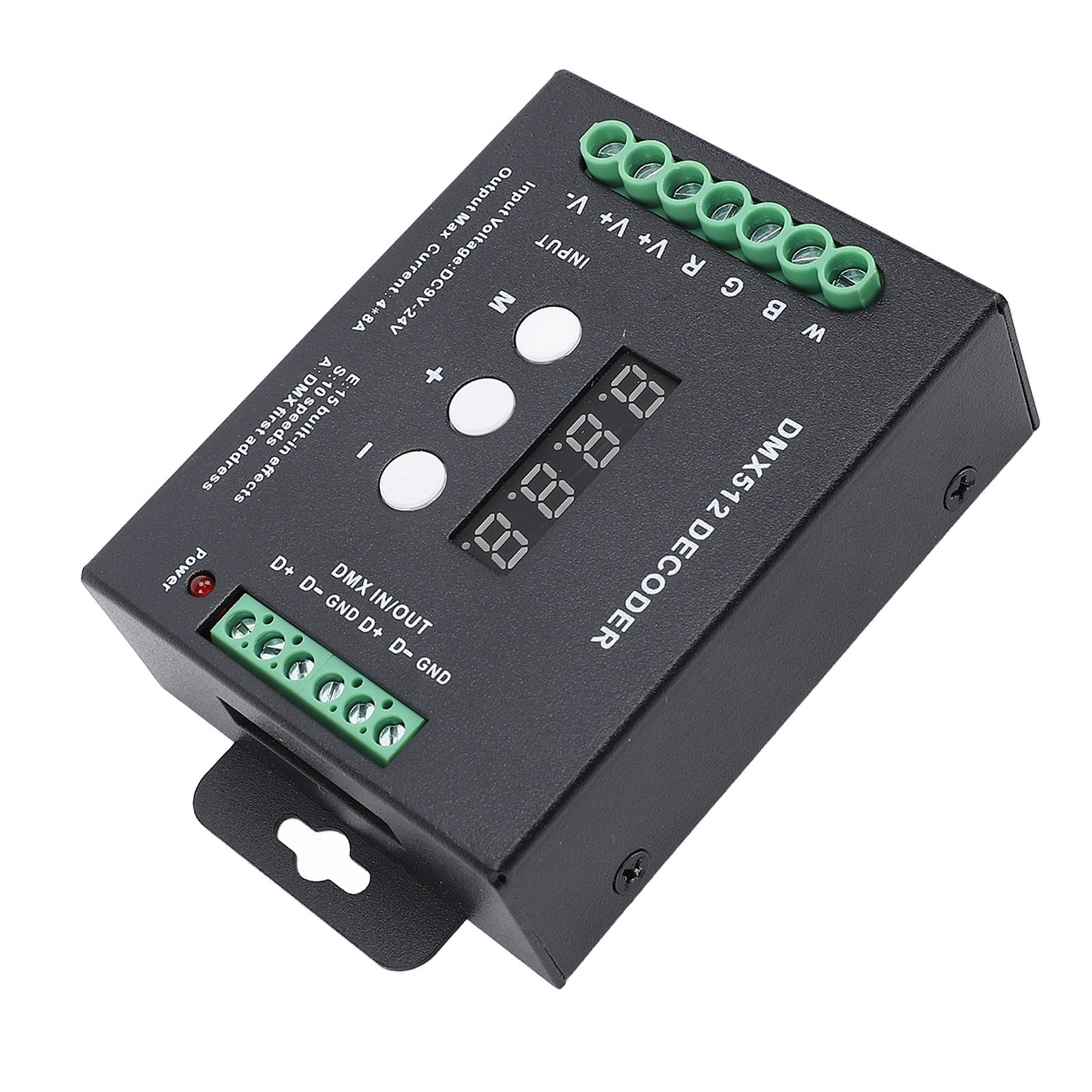 4CH Digital Display LED Decoder DMX512 Controller Constant Voltage RGBW view 9
