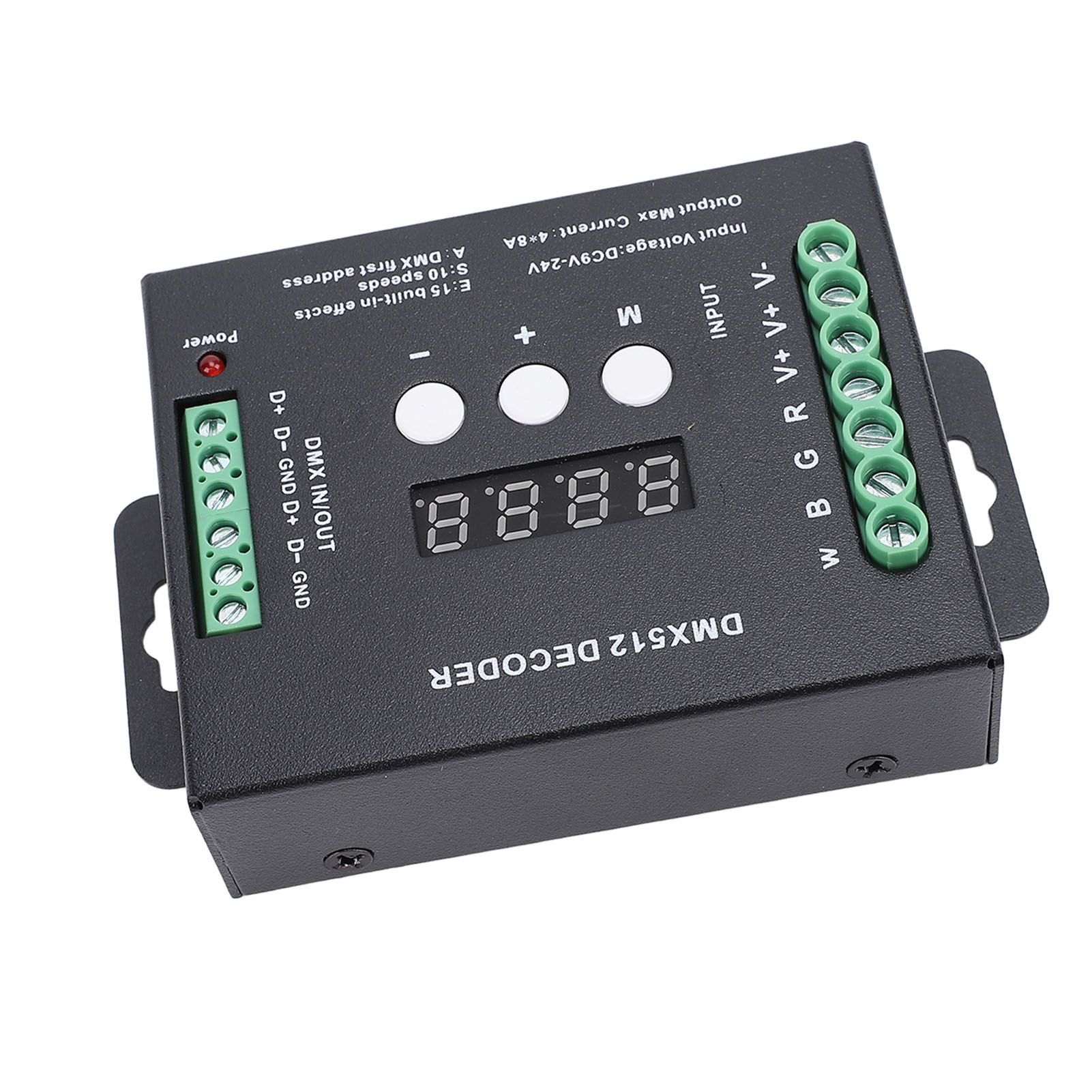 4CH Digital Display LED Decoder DMX512 Controller Constant Voltage RGBW view 10