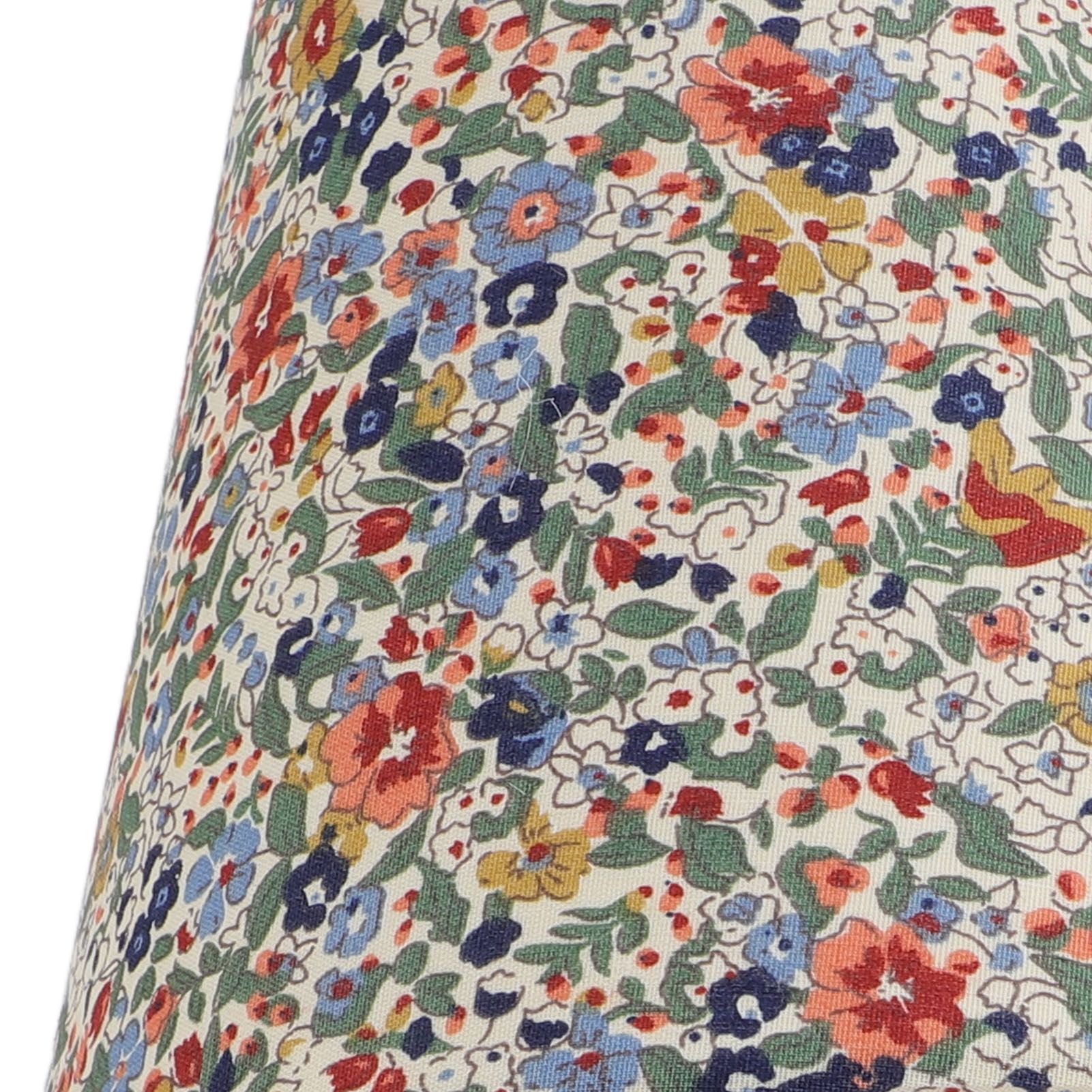 Floral Fabric Table Lamp 3000K 4500K 6000K Stepless Dimmable Farmhouse Flower view 5