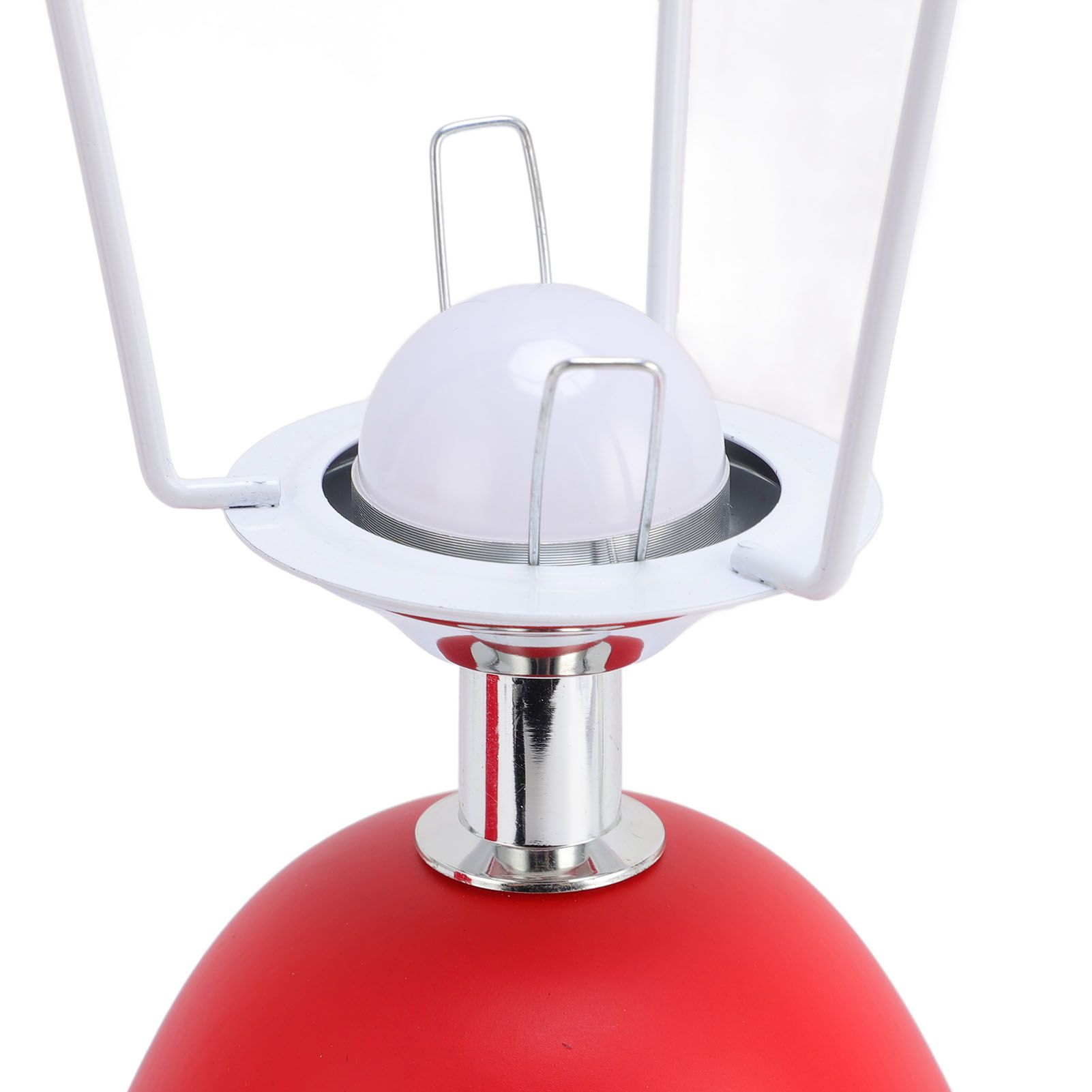 Red Pleated Table Lamp Beside Nightstand Lamp 3 Color Temperature Stepless view 2