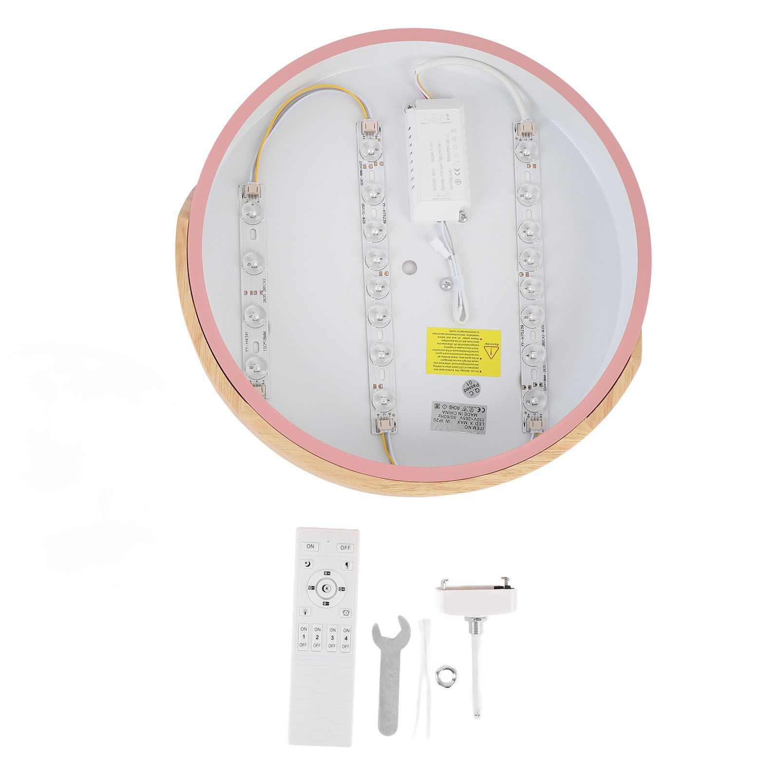 LED Ceiling Light Modern Round Dimming Indoor Flush Mount Lamp with Remote view 3