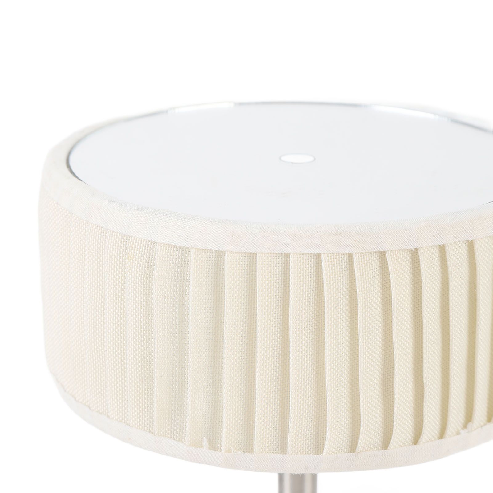 Rechargeable Desk Lamp with Fabric Shade Top Mirror Table Light Modern Touch view 5
