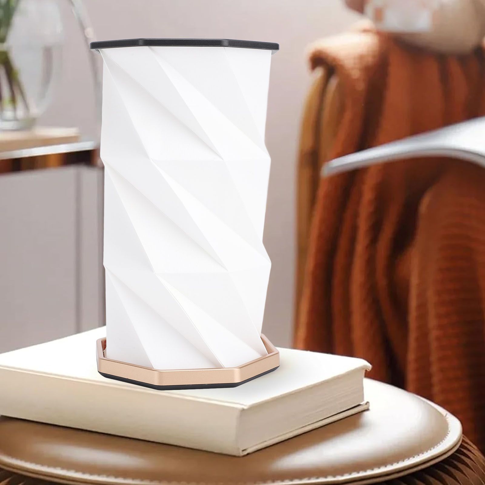Bedside Table Lamp Dimmable Touch Lamp Battery Operated Night Light Rotating view 11