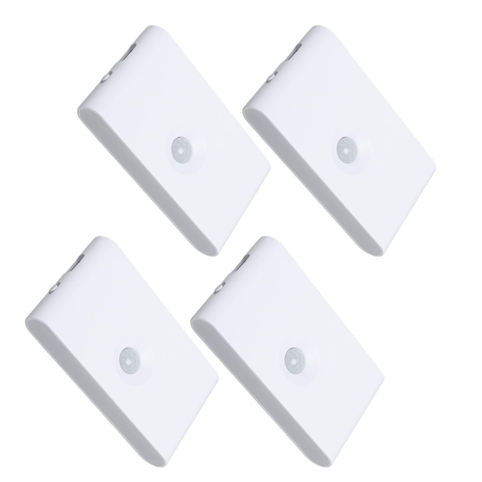 4PCS LED Motion Sensor Night Light 2700K Type C Rechargeable Magnetic Double view 8