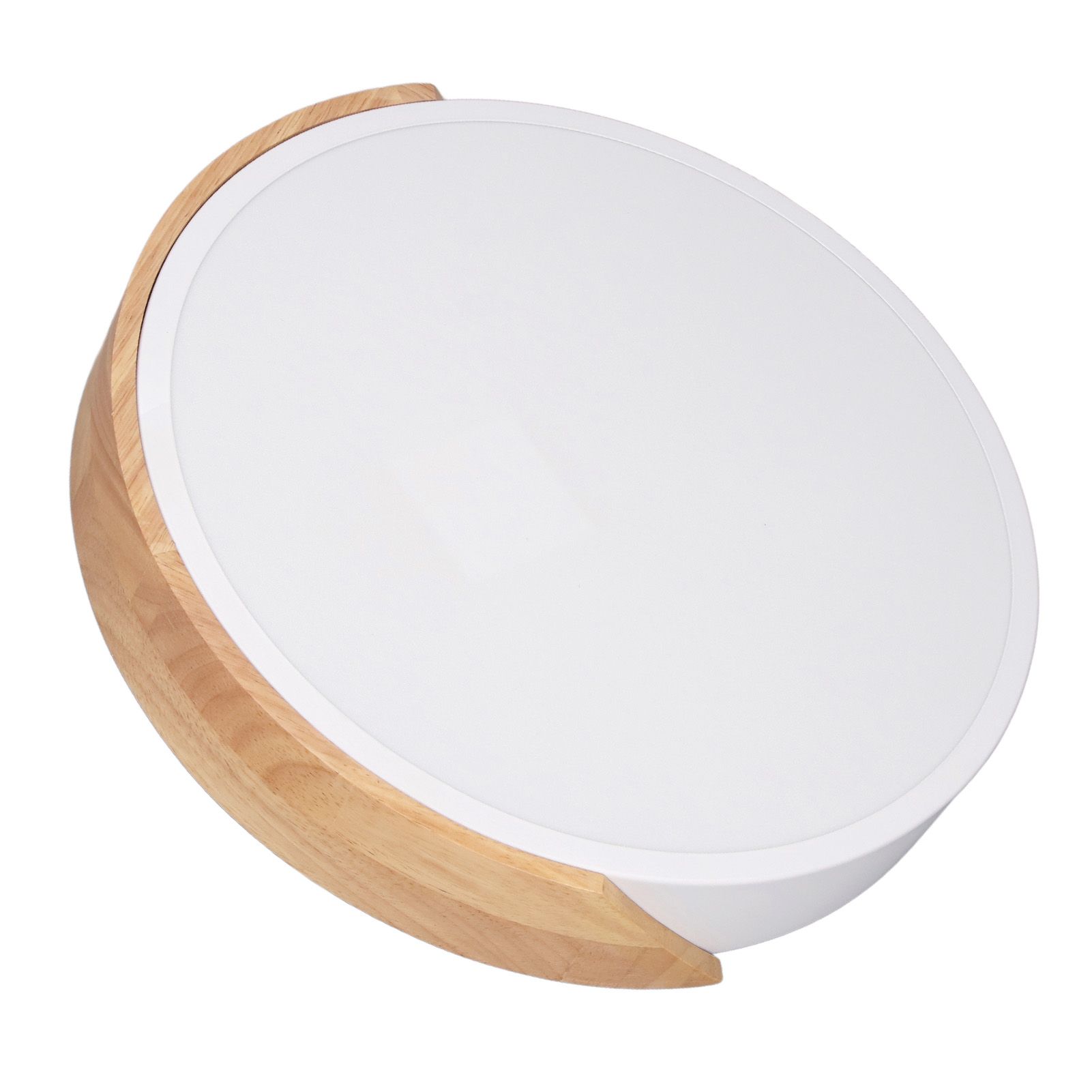 Flush Mount Ceiling Light APP Remote Control Dimmable 3 Color Temperature LED view 2
