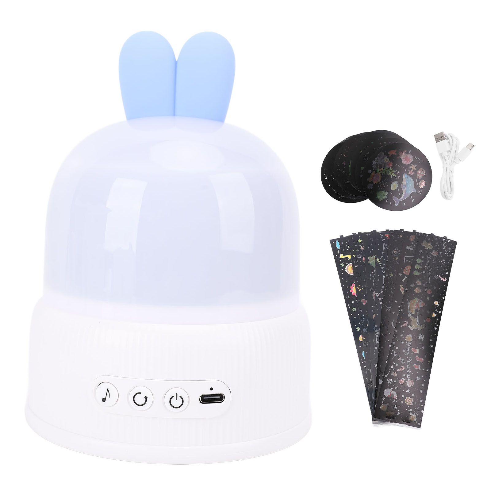 Star Projection Light 5V USB Powered Dynamic Rotating Star Projector Night view 3