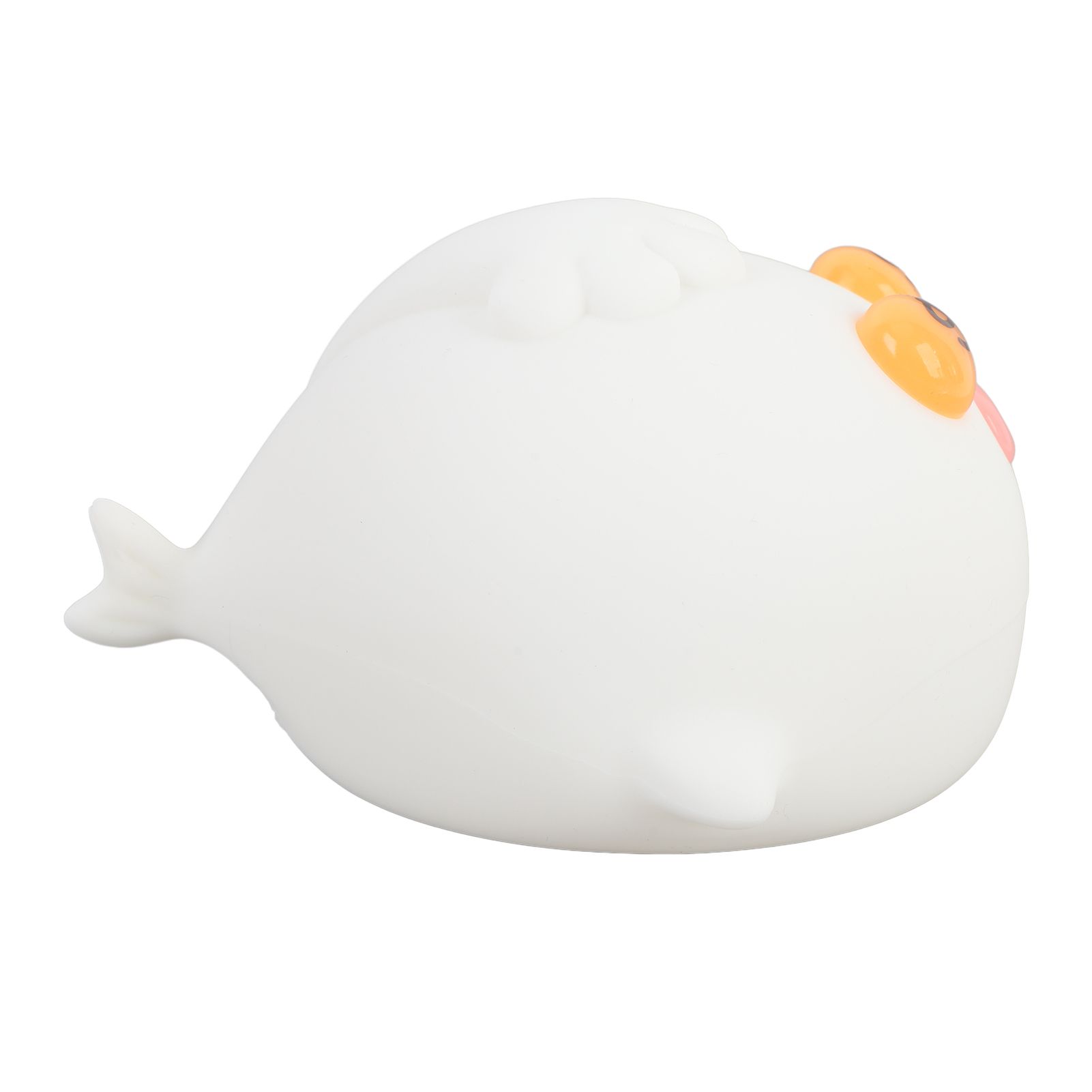Cute Fish Night Light 3 Levels Dimming Rechargeable Warm Silicone Lamp for view 10