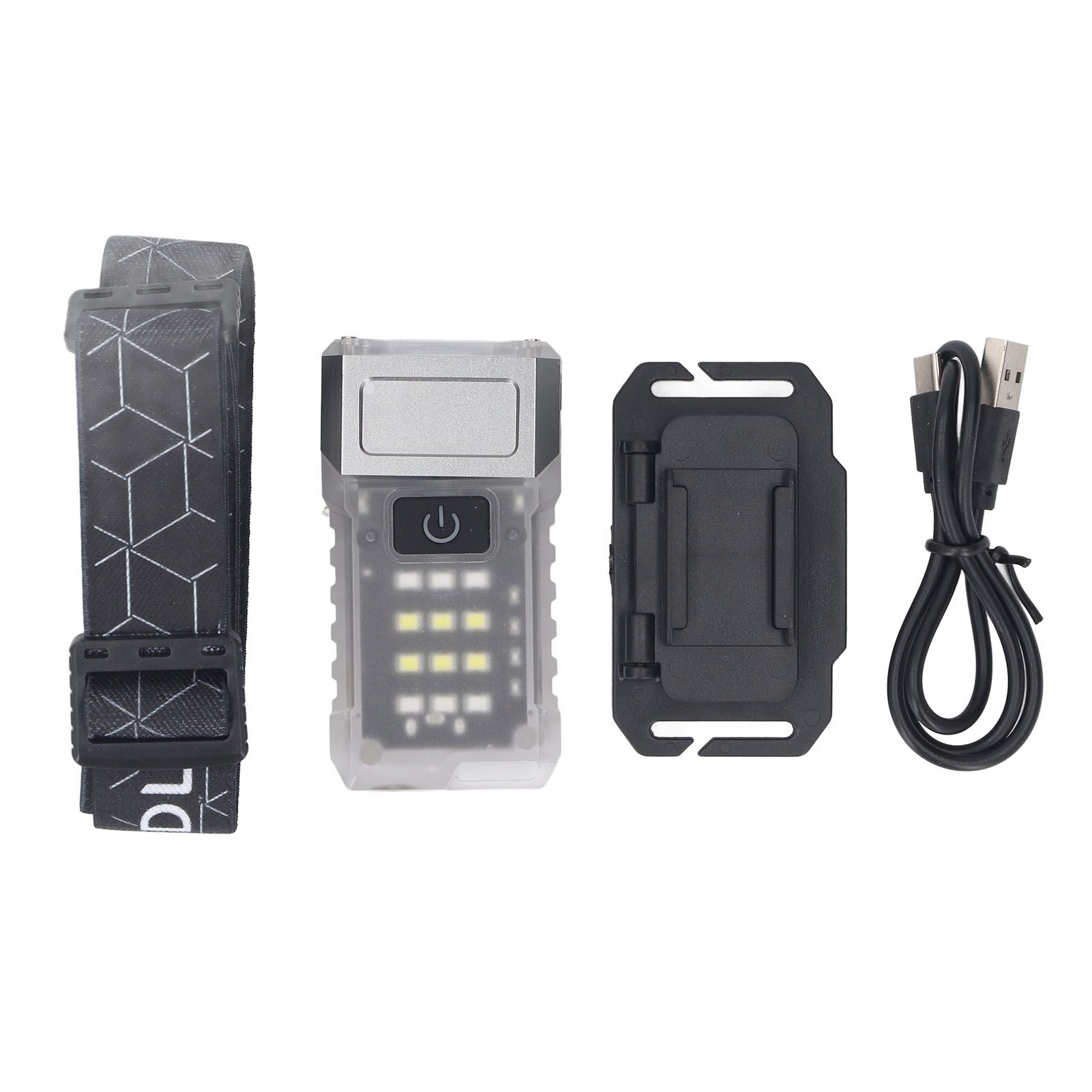 Rechargeable Headlamp 400 Luminous Flux Detachable Headlamp Flashlight view 3