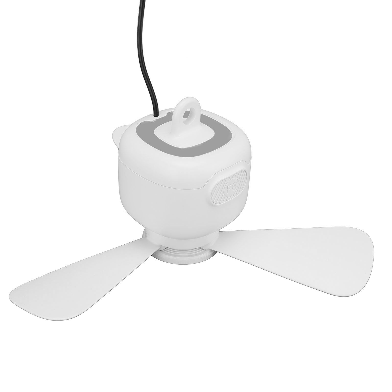 Hanging Ceiling Fan USB Silent Space Saving Portable Ceiling Fan for Dormitory
