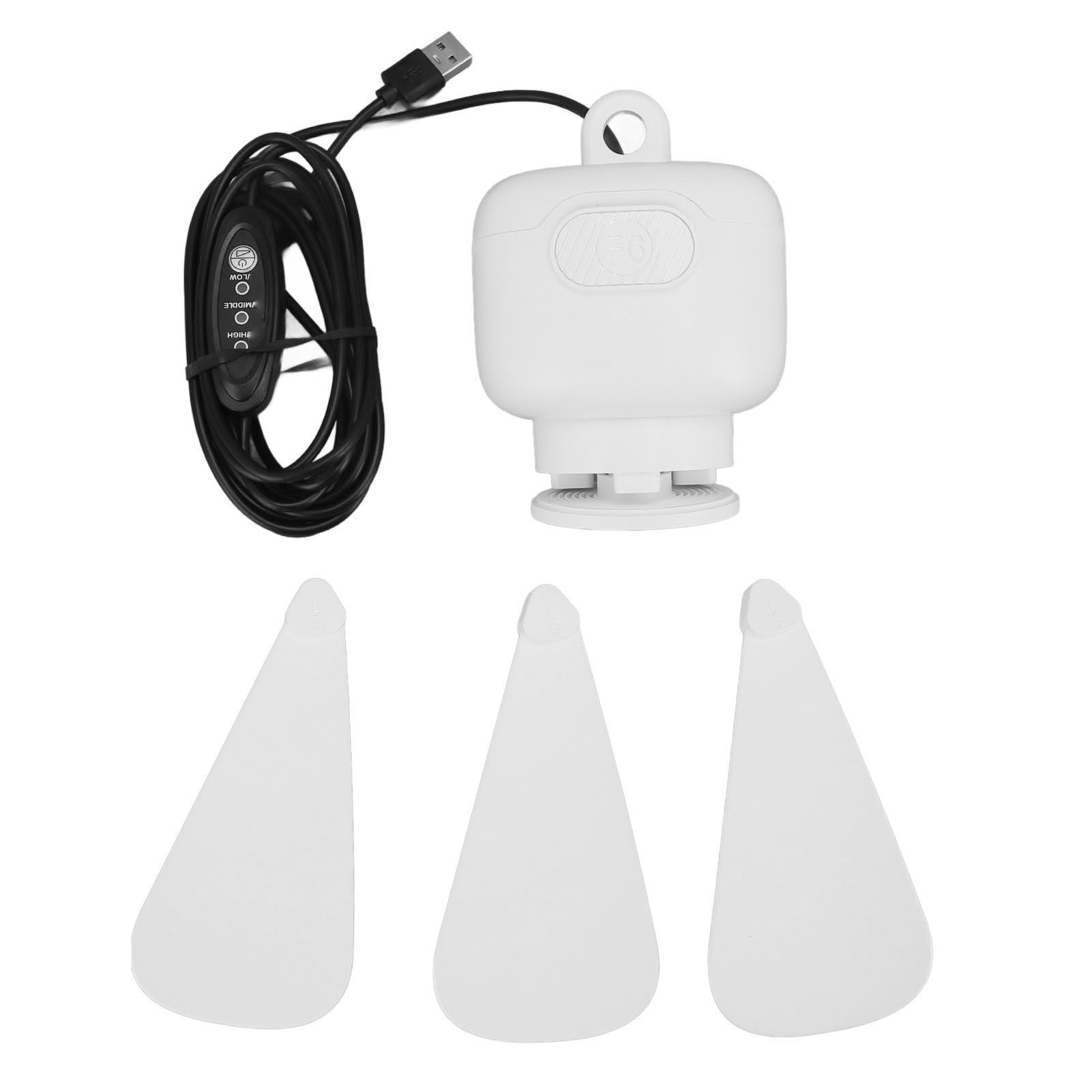 Hanging Ceiling Fan USB Silent Space Saving Portable Ceiling Fan for Dormitory view 3