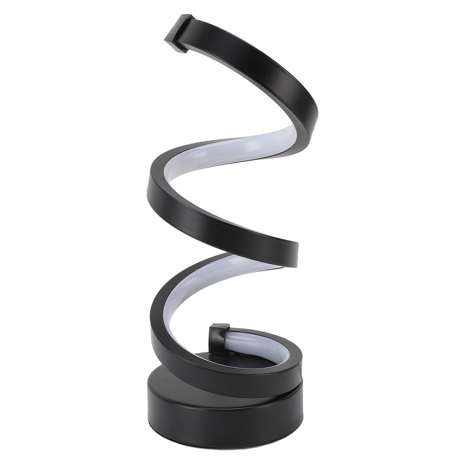 Spiral LED Table Lamp 3 Color Temperature Stepless Dimming USB Powered Modern