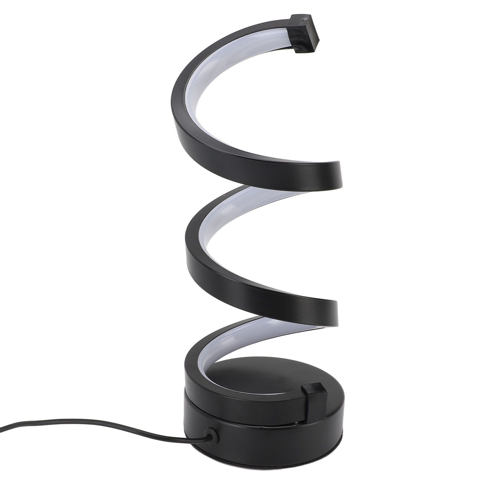Spiral LED Table Lamp 3 Color Temperature Stepless Dimming USB Powered Modern view 9
