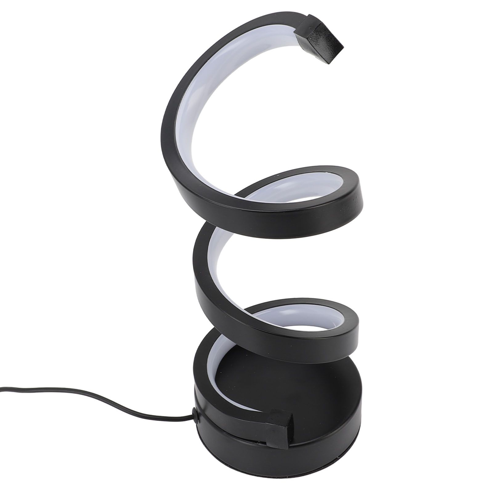 Spiral LED Table Lamp 3 Color Temperature Stepless Dimming USB Powered Modern view 10
