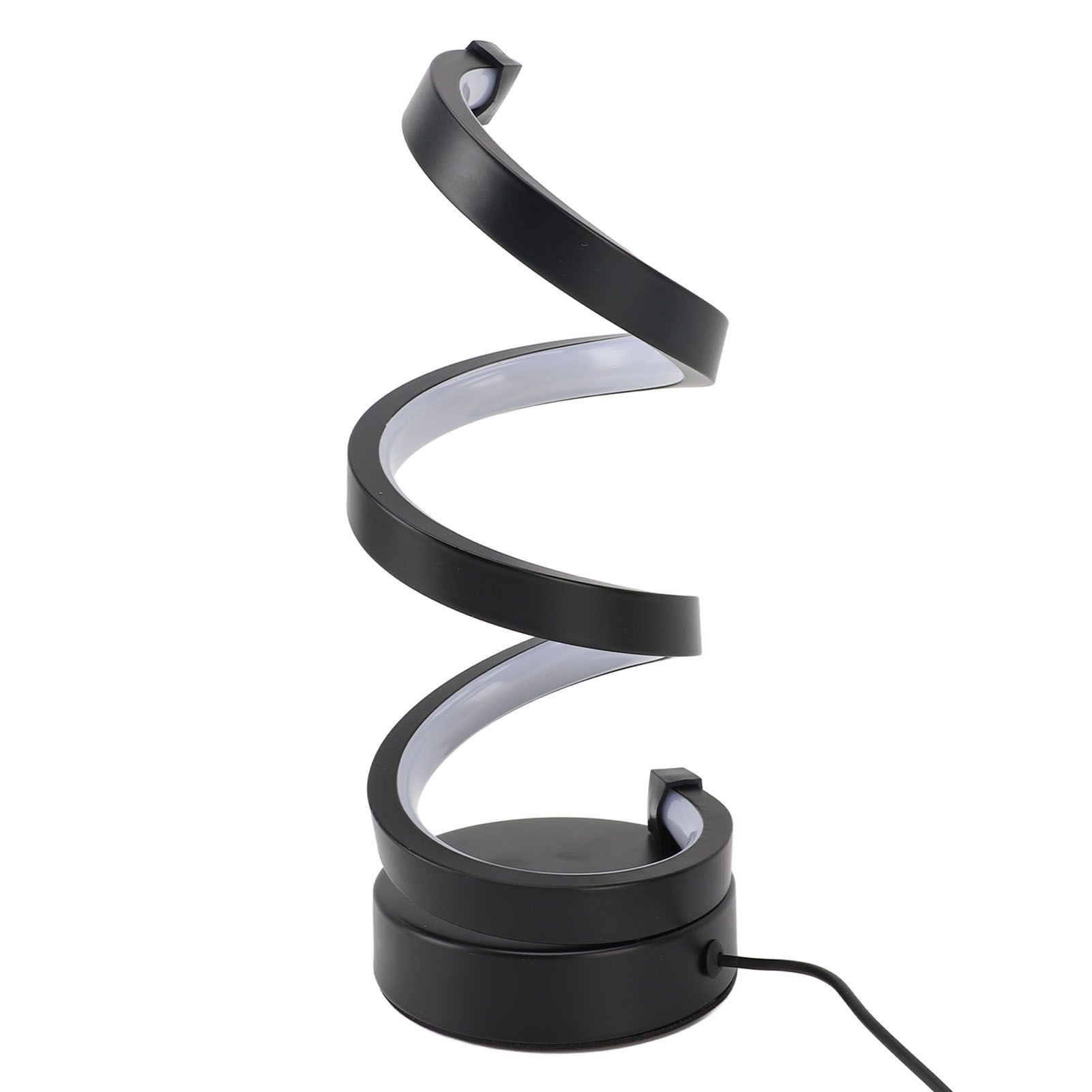 Spiral LED Table Lamp 3 Color Temperature Stepless Dimming USB Powered Modern view 12