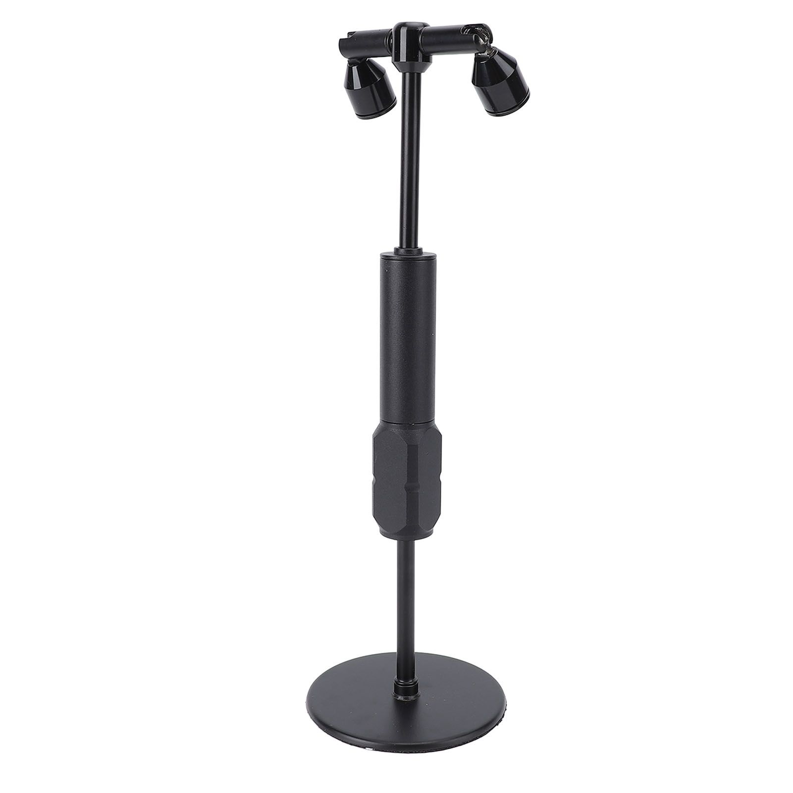 LED Cordless Table Lamp Iron Dual Heads Warm Lighting Rechargeable Portable 2