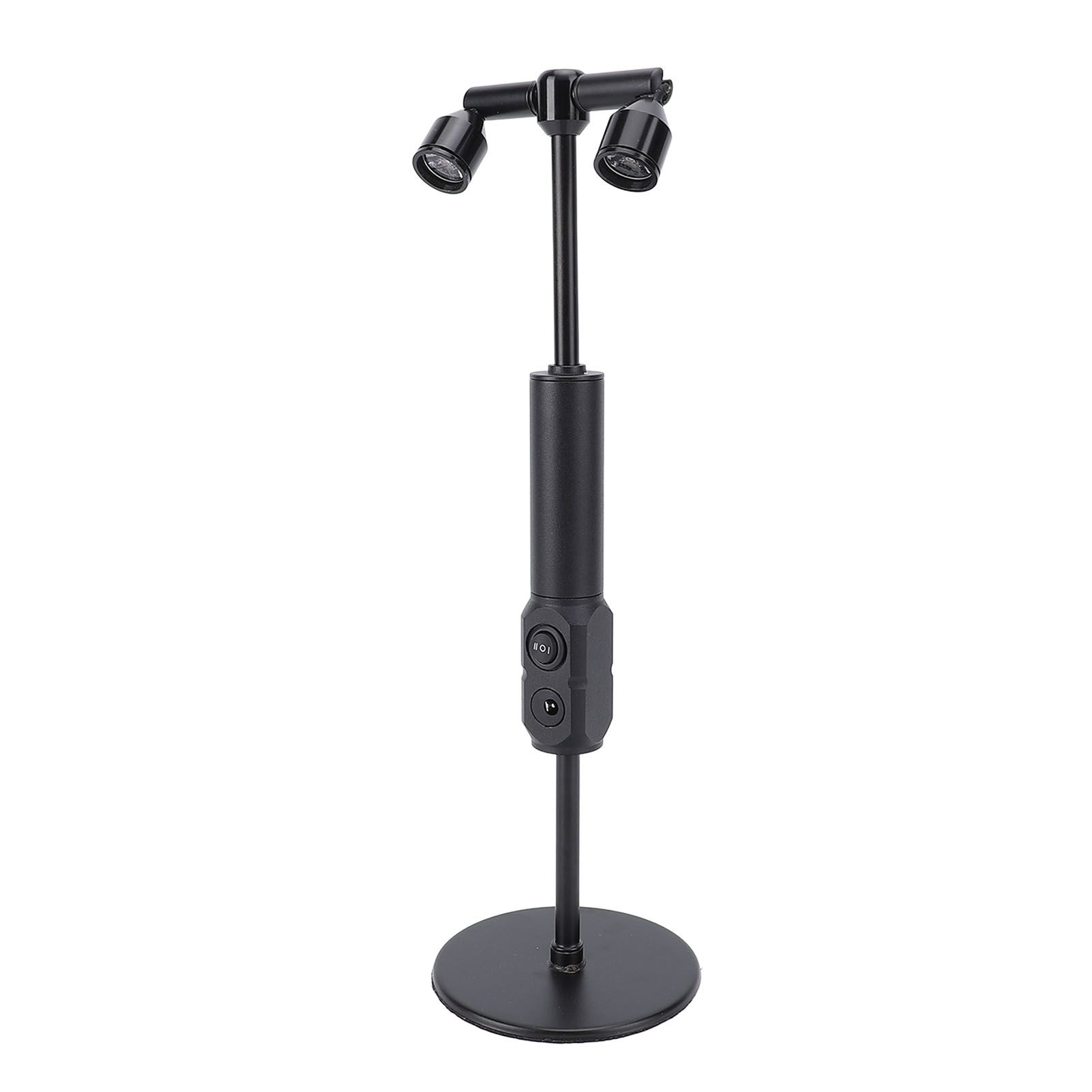 LED Cordless Table Lamp Iron Dual Heads Warm Lighting Rechargeable Portable 2 view 5