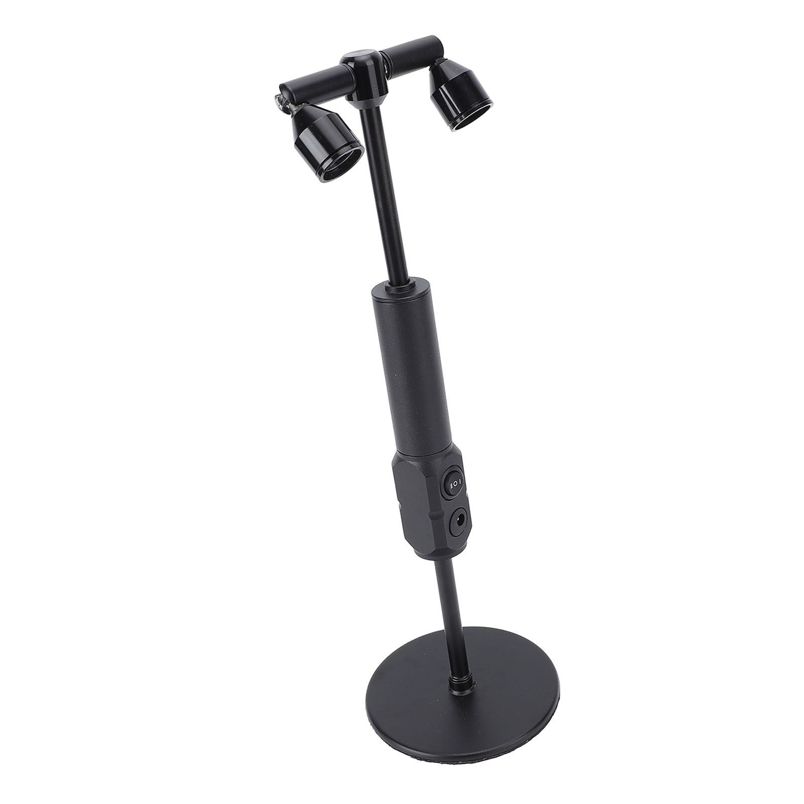 LED Cordless Table Lamp Iron Dual Heads Warm Lighting Rechargeable Portable 2 view 8