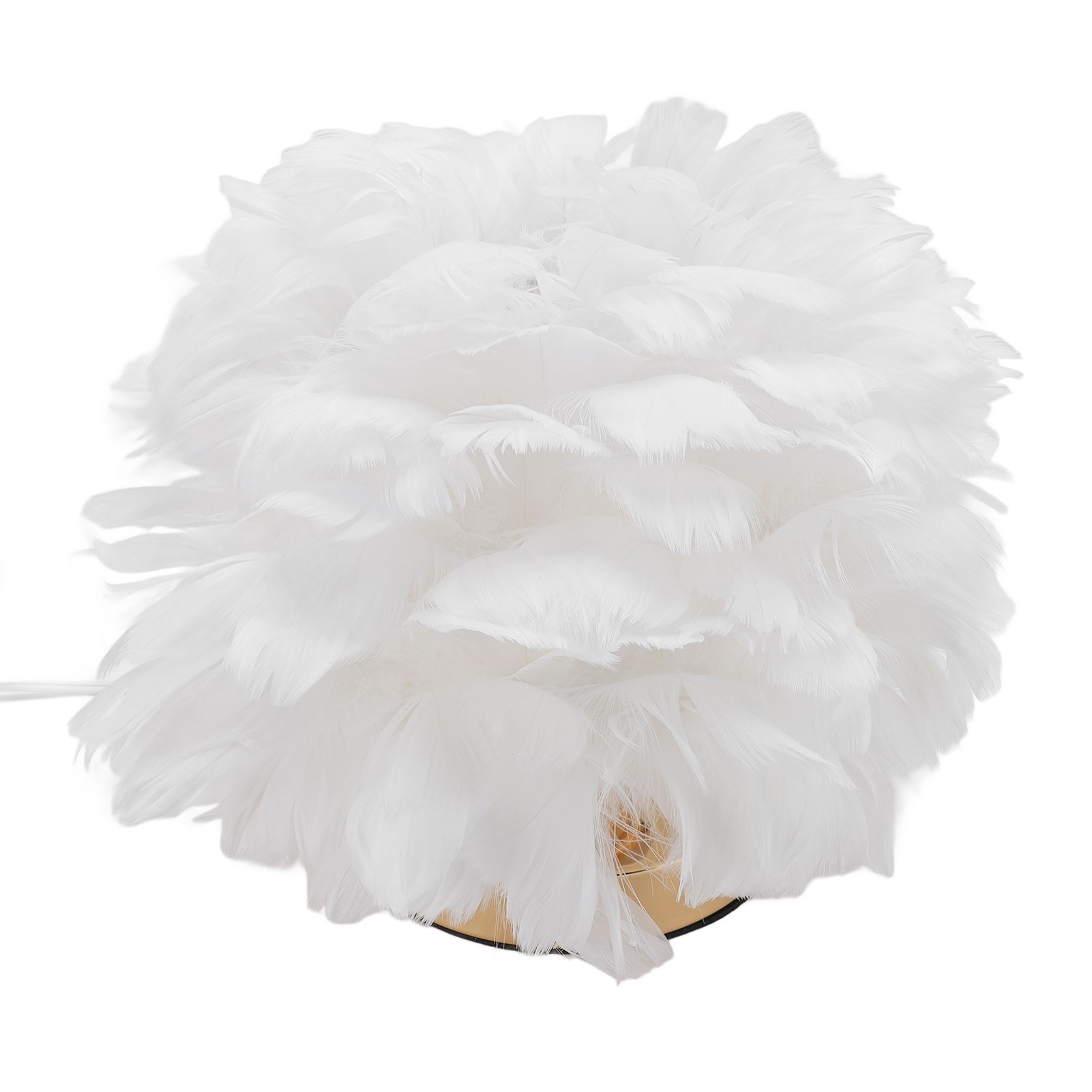 Plume Bedside Table Lamp E27 Decorative Modern Plume Night Light Nightstand view 6