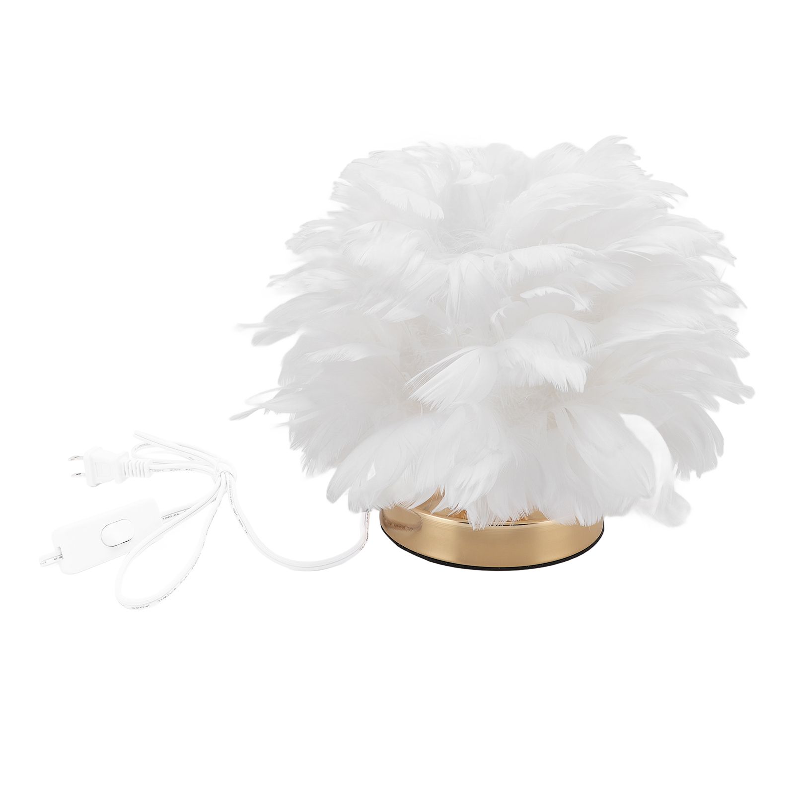 Plume Bedside Table Lamp E27 Decorative Modern Plume Night Light Nightstand view 8
