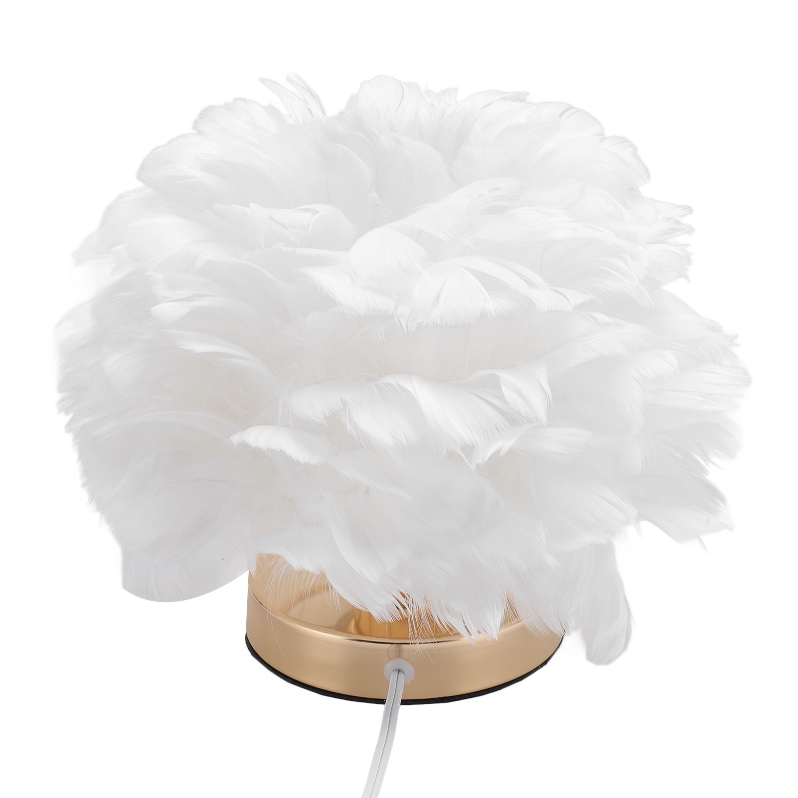 Plume Bedside Table Lamp E27 Decorative Modern Plume Night Light Nightstand view 10