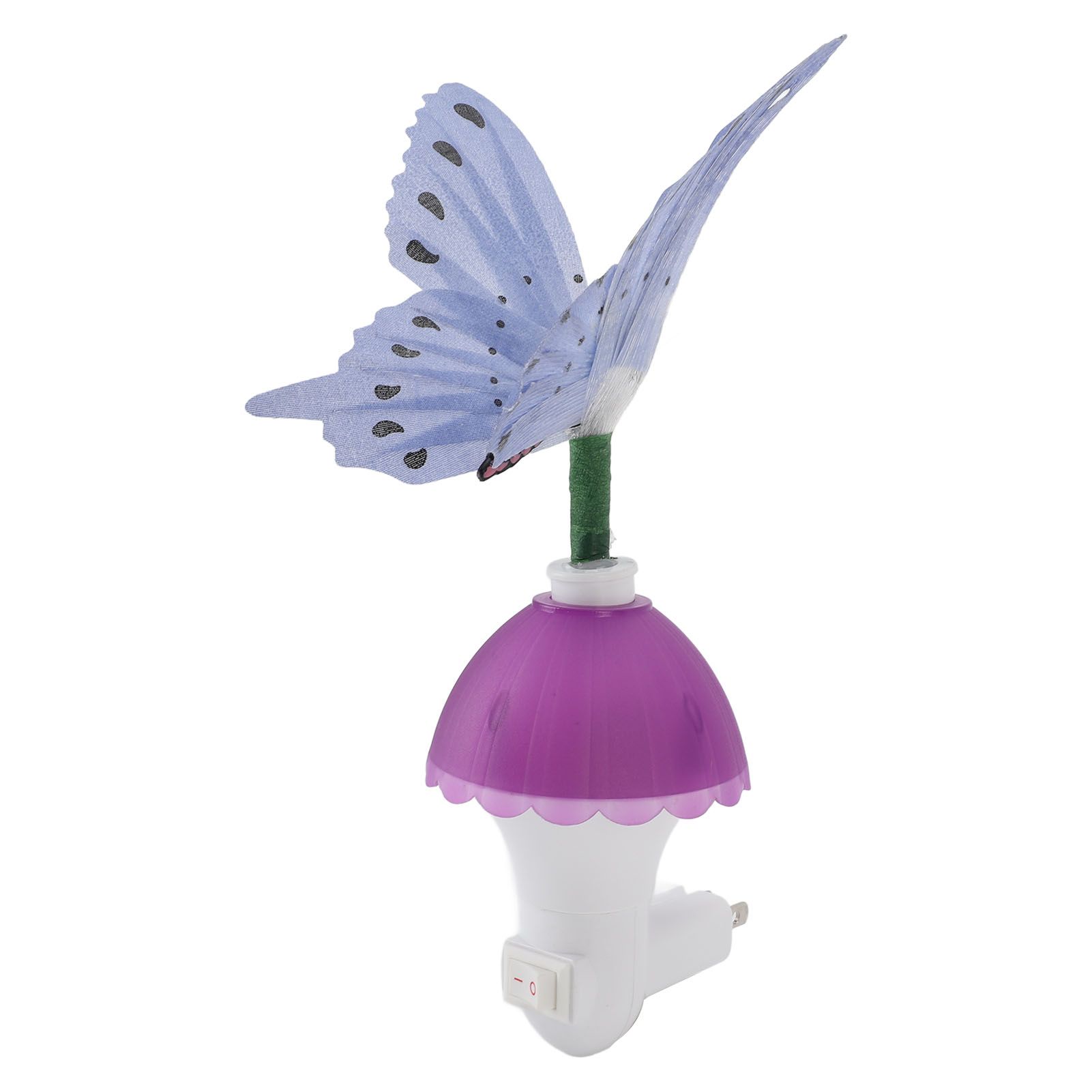 Plug in Night Light Colorful LED Butterflies Plug in Night Lamp with Dusk to view 6
