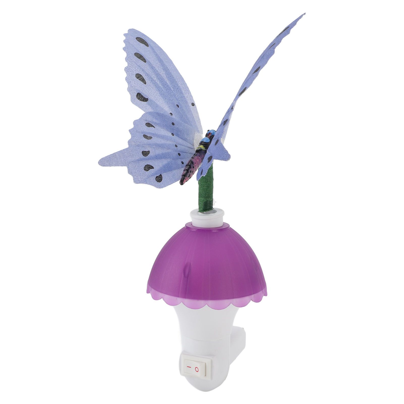 Plug in Night Light Colorful LED Butterflies Plug in Night Lamp with Dusk to view 8